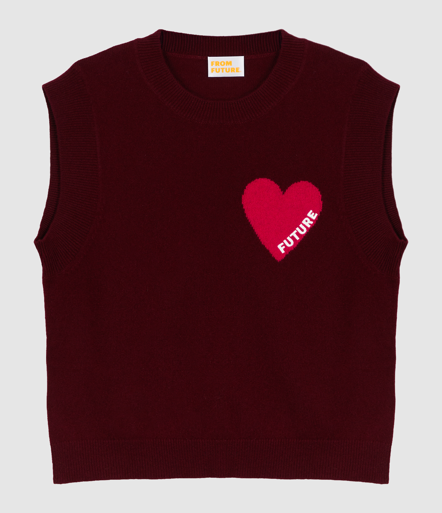 Pull Sans Manches Winter Burgundy