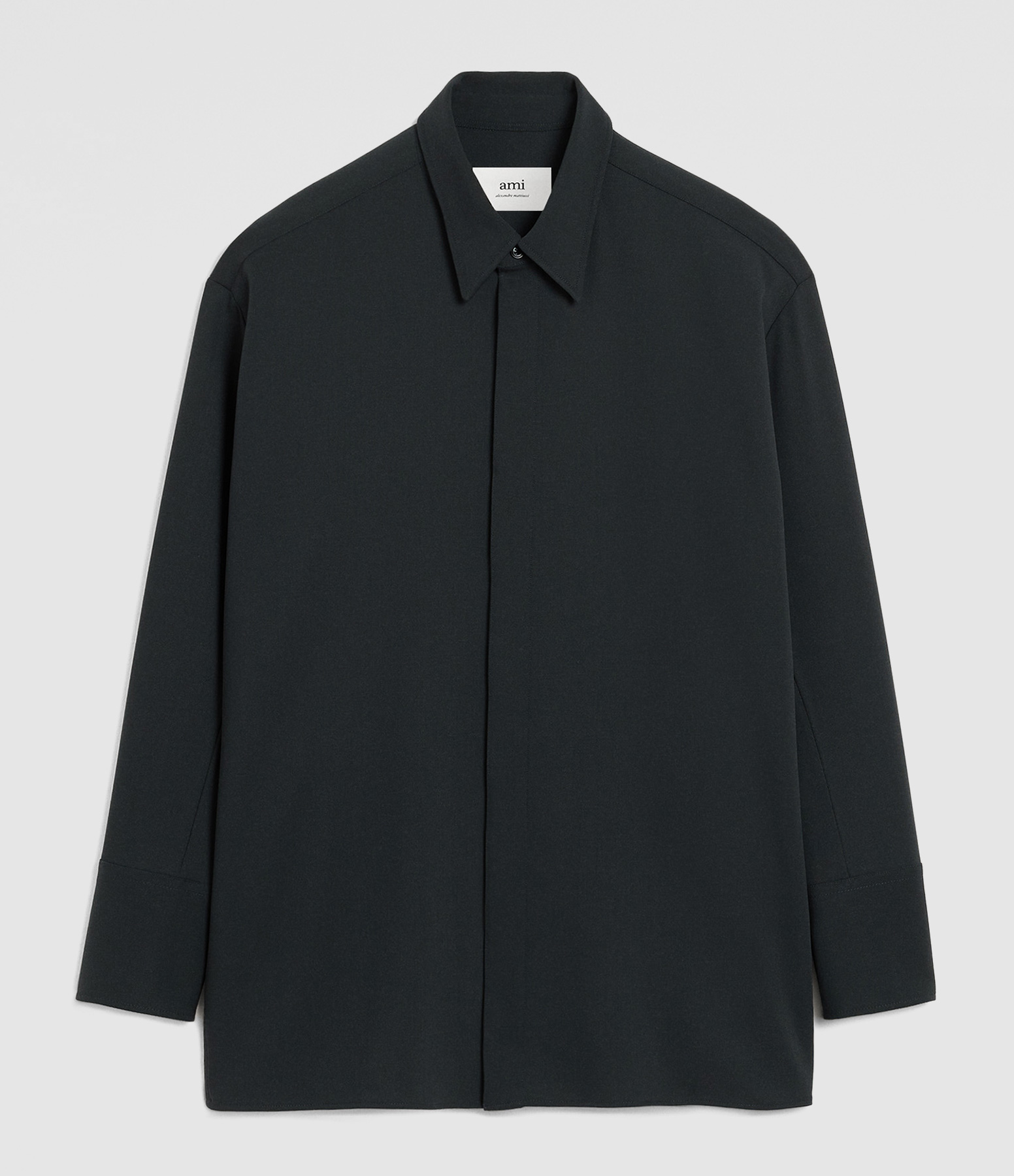 Chemise Longue Oversize Anthracite