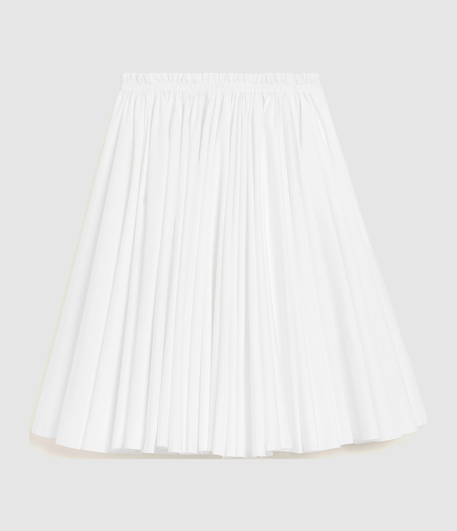 Jupe Midi Corolla Blanc