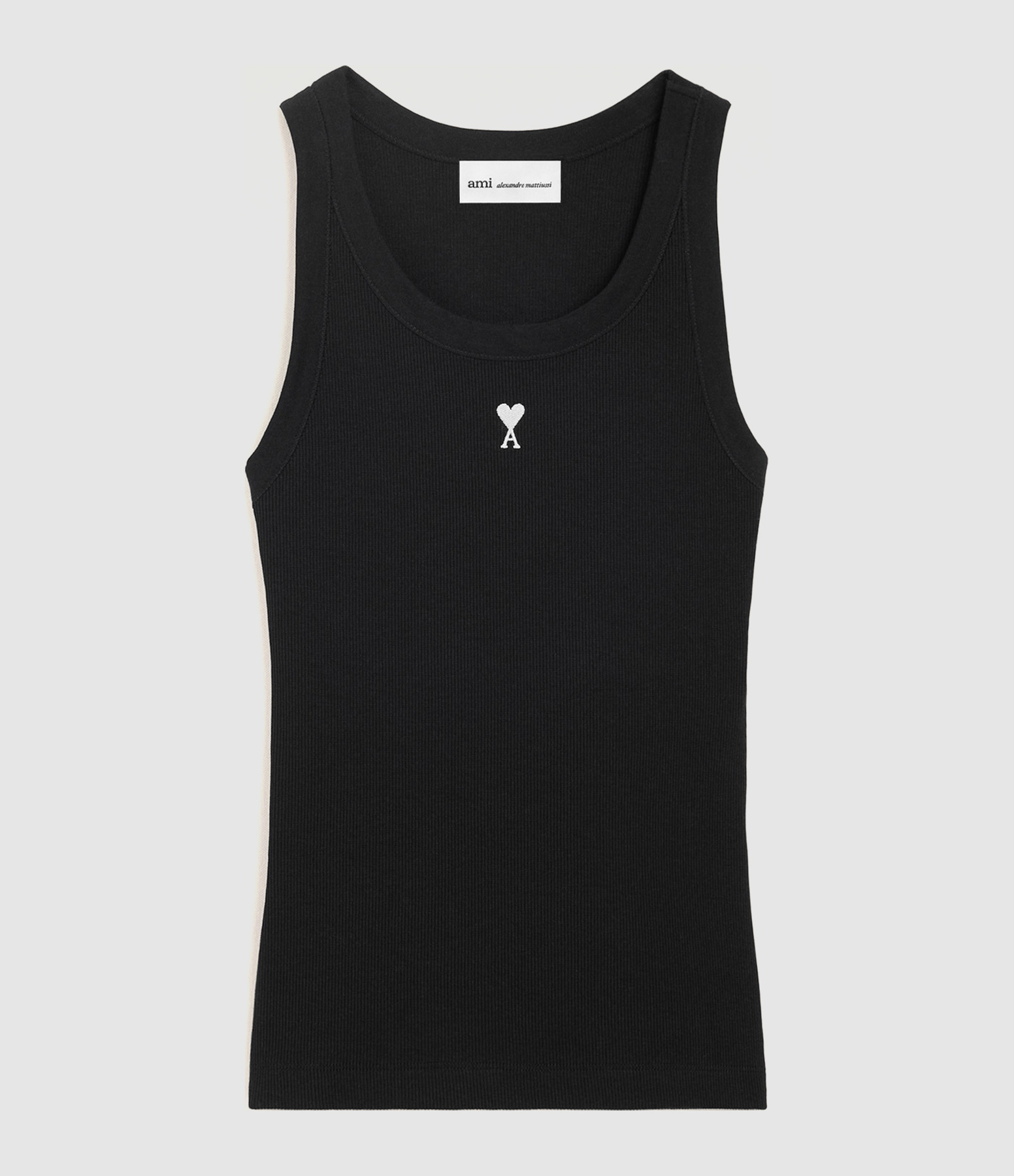 Top Contrasted Ami De Coeur Noir Blanc Creme
