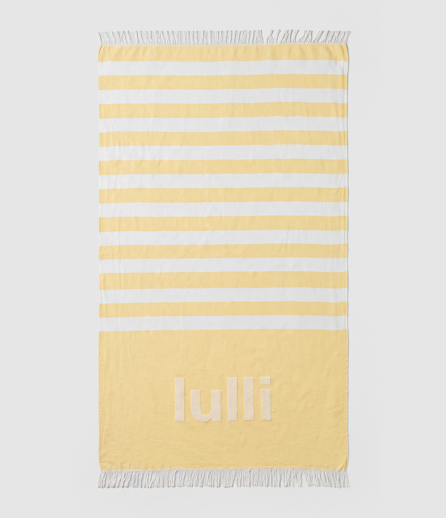 Serviette de Plage Lulli Éponge Jaune