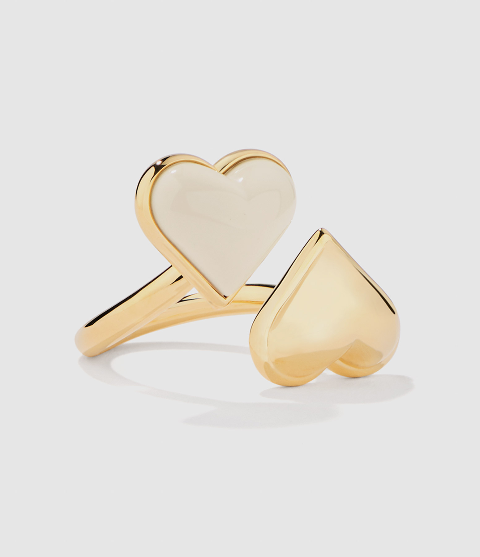 Bague Bluffy Cœur Ivoire