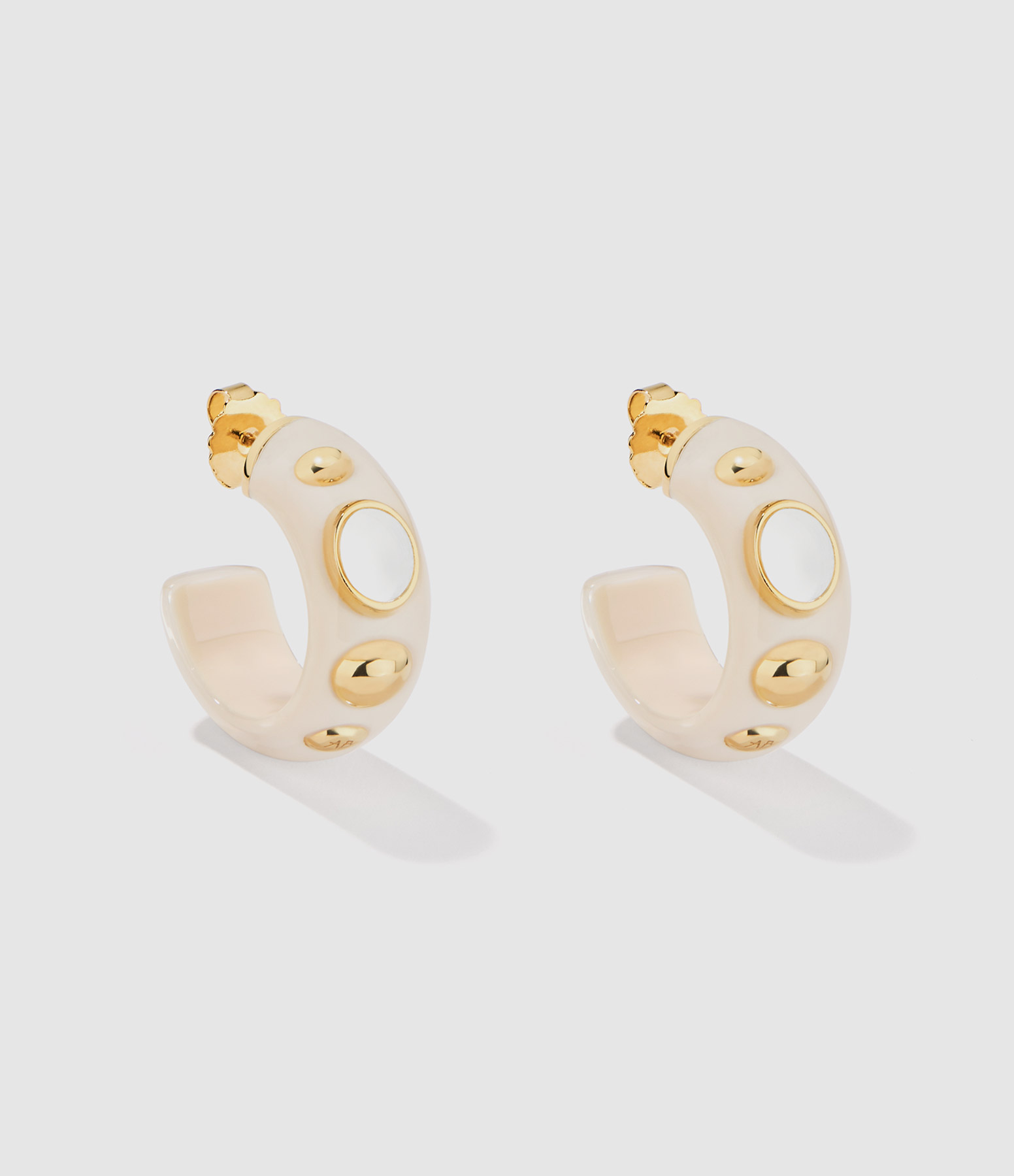 Boucles d'oreilles Cylla Blanc