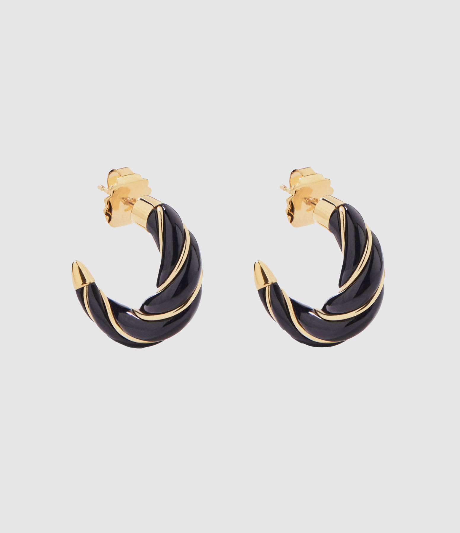 Boucles d'oreilles Diana PM Noir
