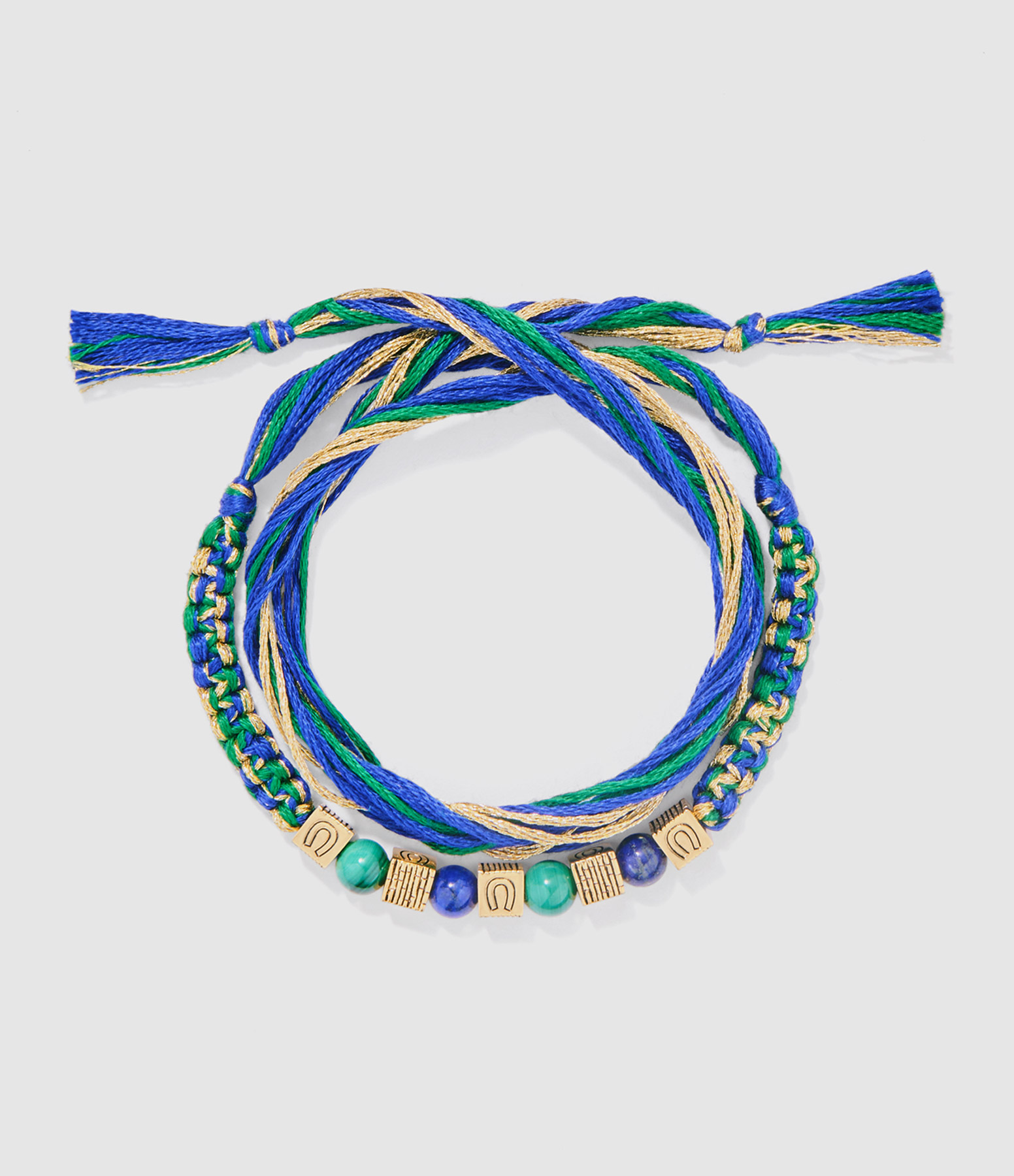Bracelet Honolulu Vert & Bleu Multico