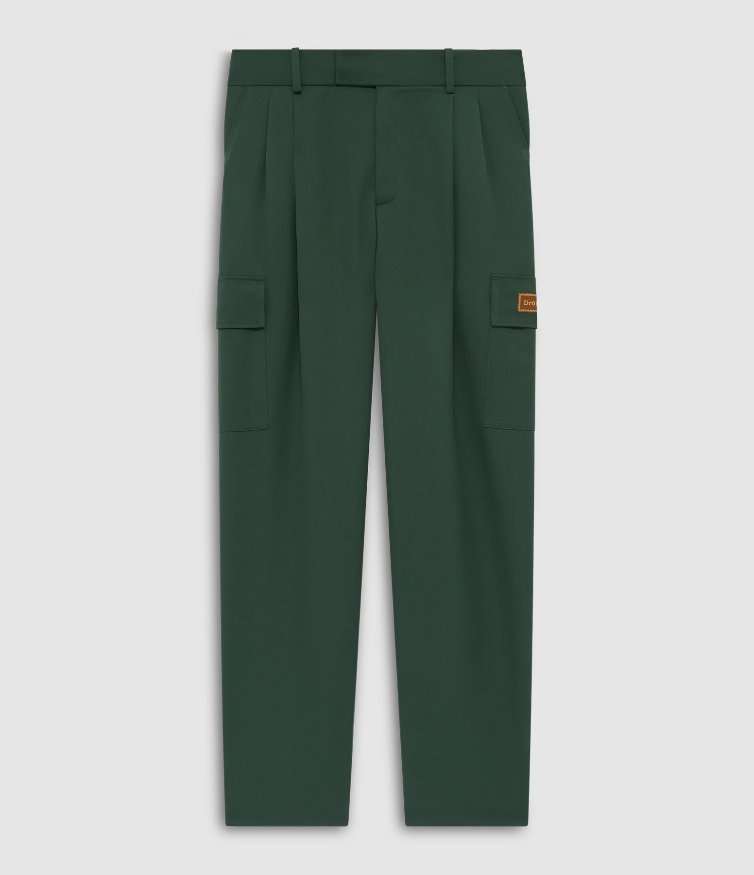 Pantalon Homme Cargo Laine Forest Green
