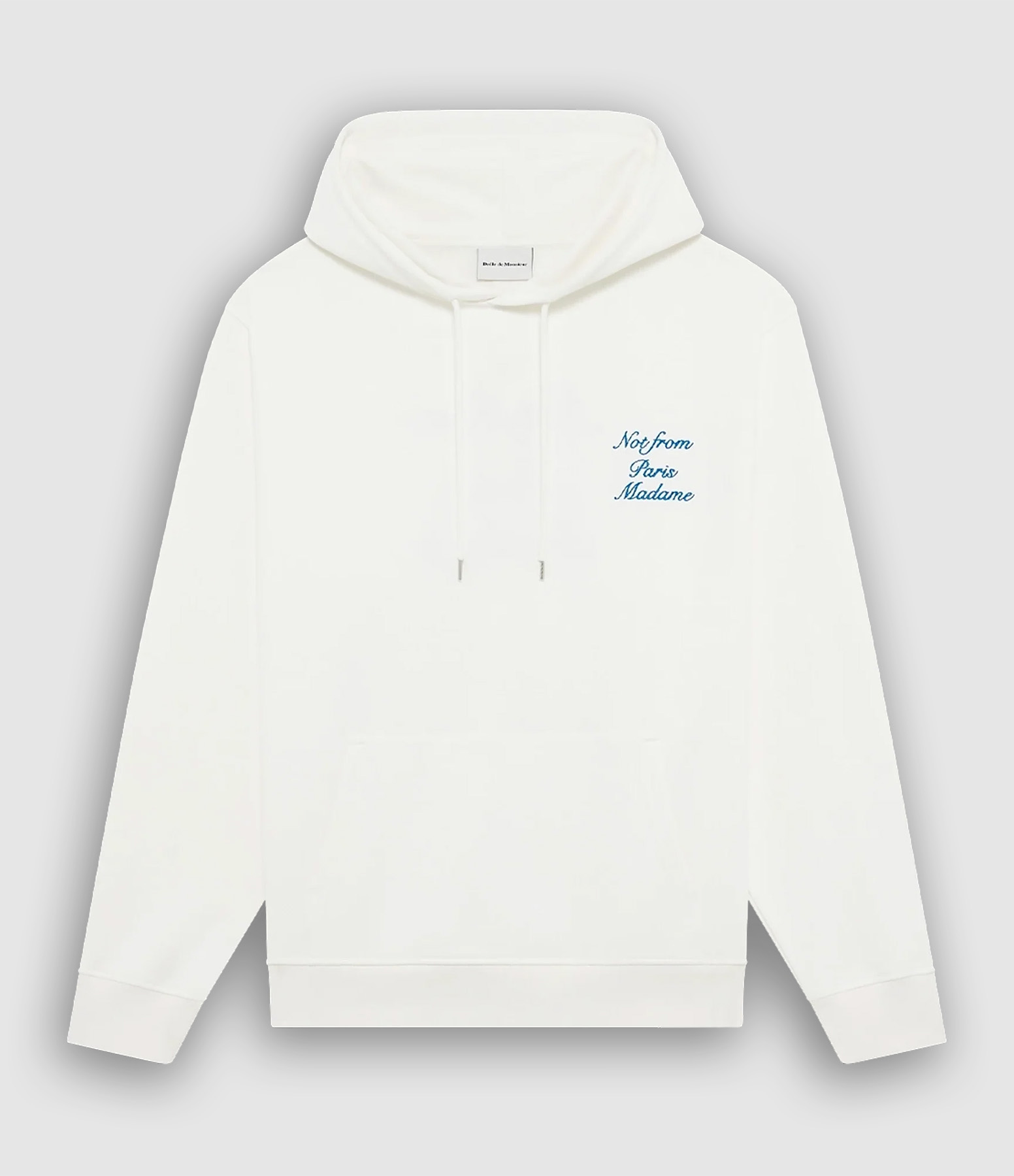 Hoodie Slogan Cursive Off White