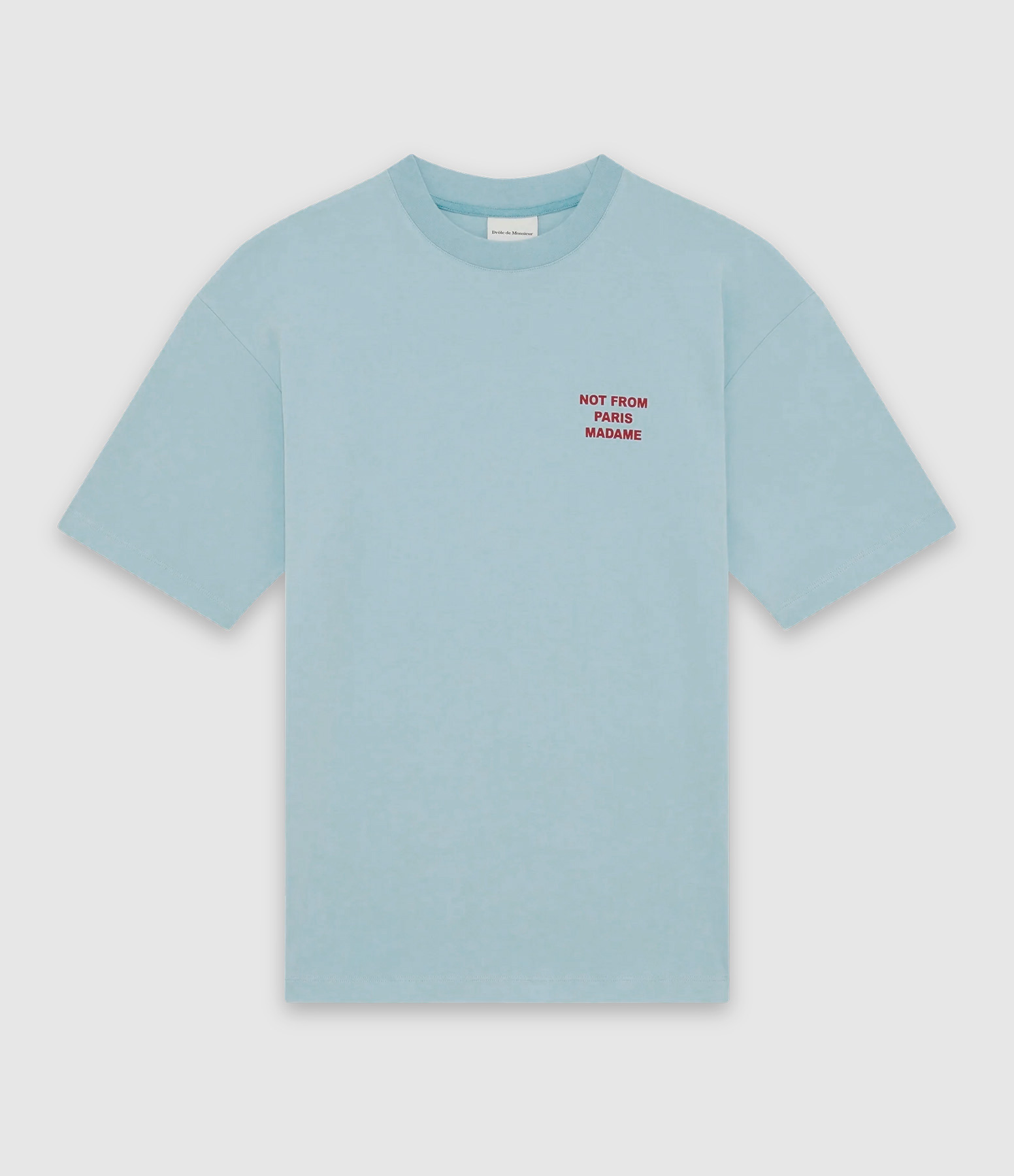 Tee-shirt Slogan Light Blue