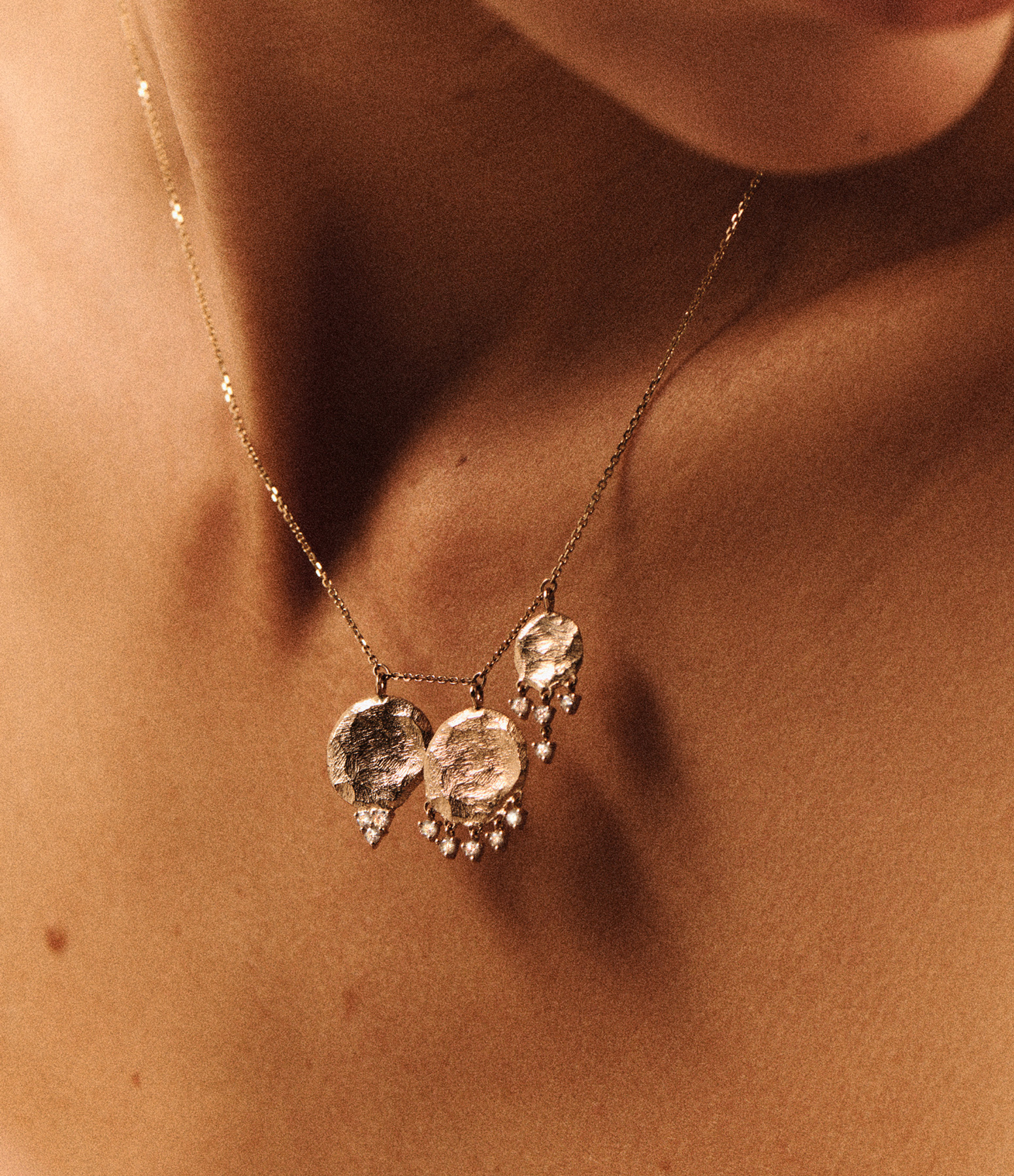 Collier Gaby n°3 Diamants Or Jaune