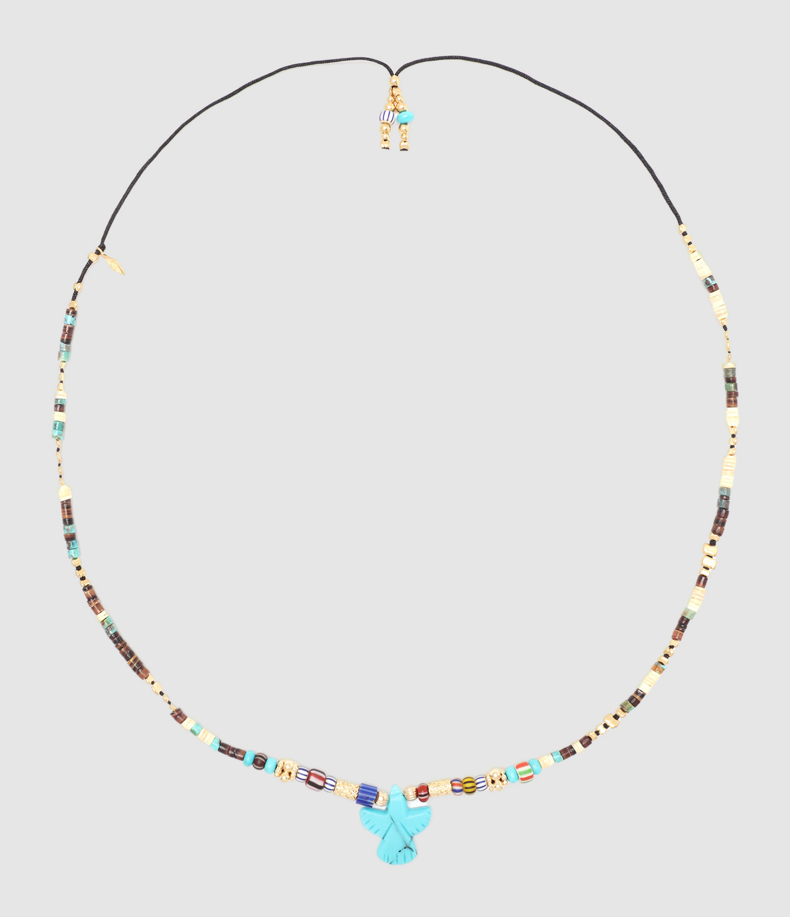 Collier Epure Bird 2 Turquoise