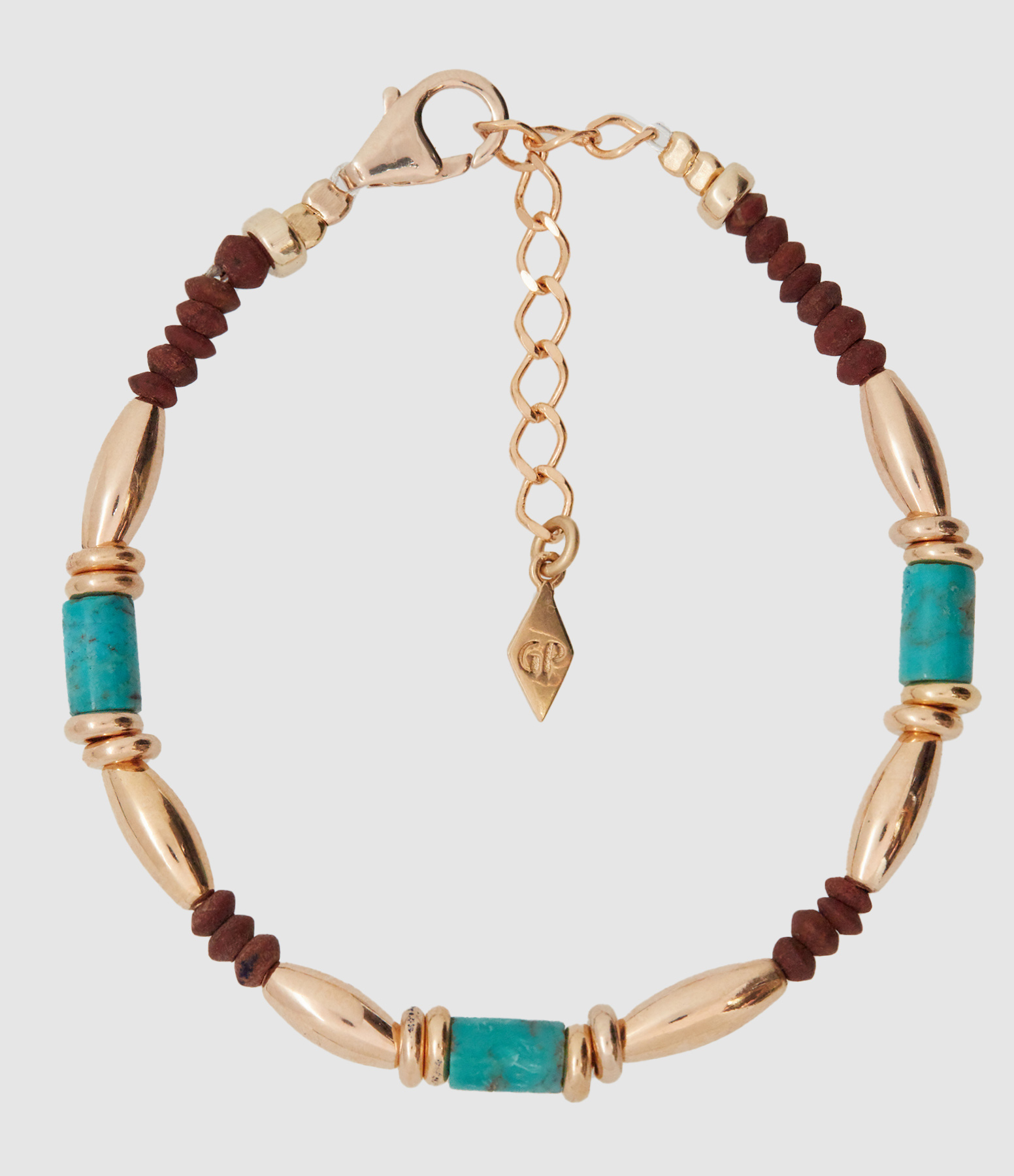 Bracelet Egée Jade Brun