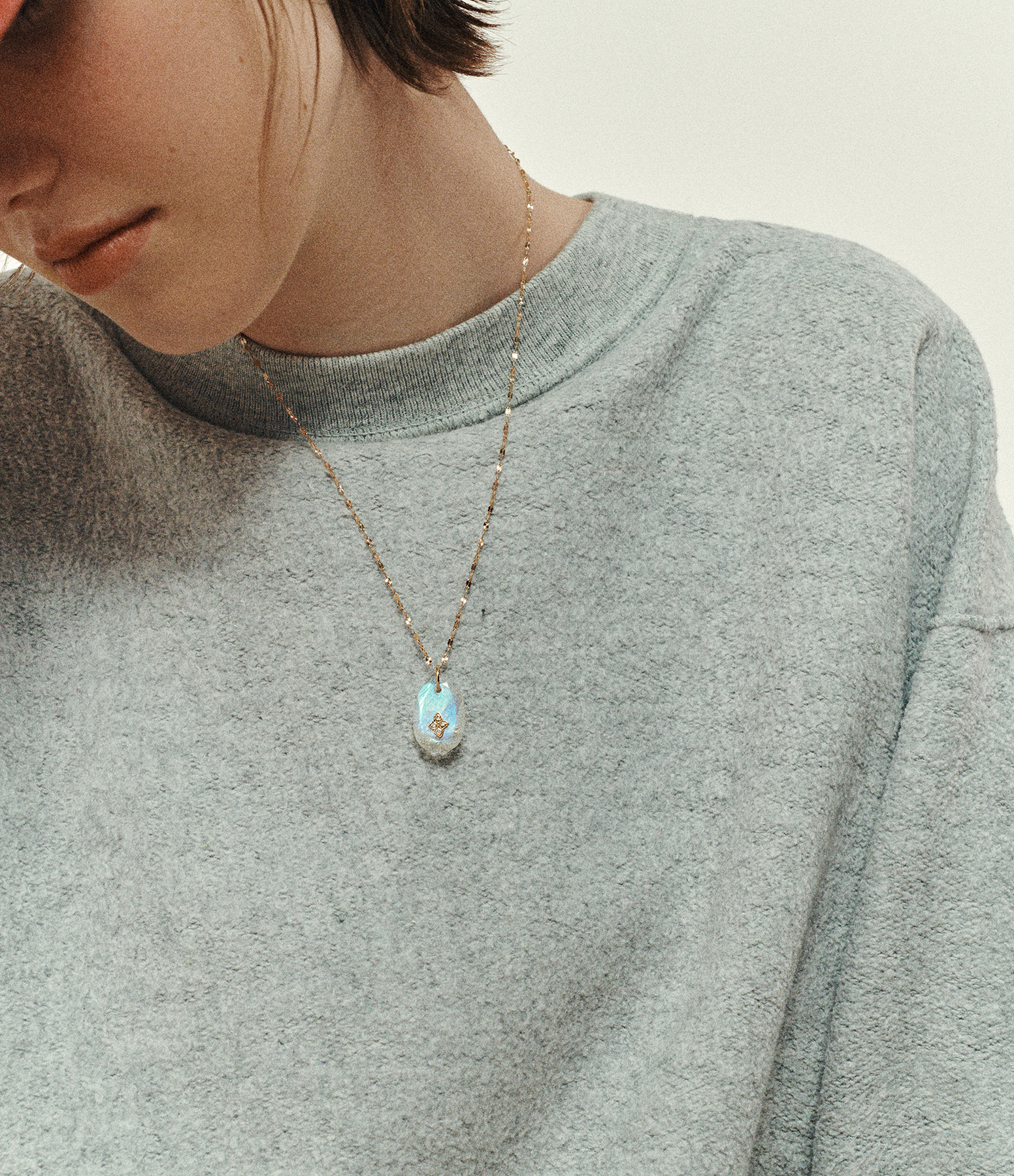 Collier Gaia n°1 Moonstone