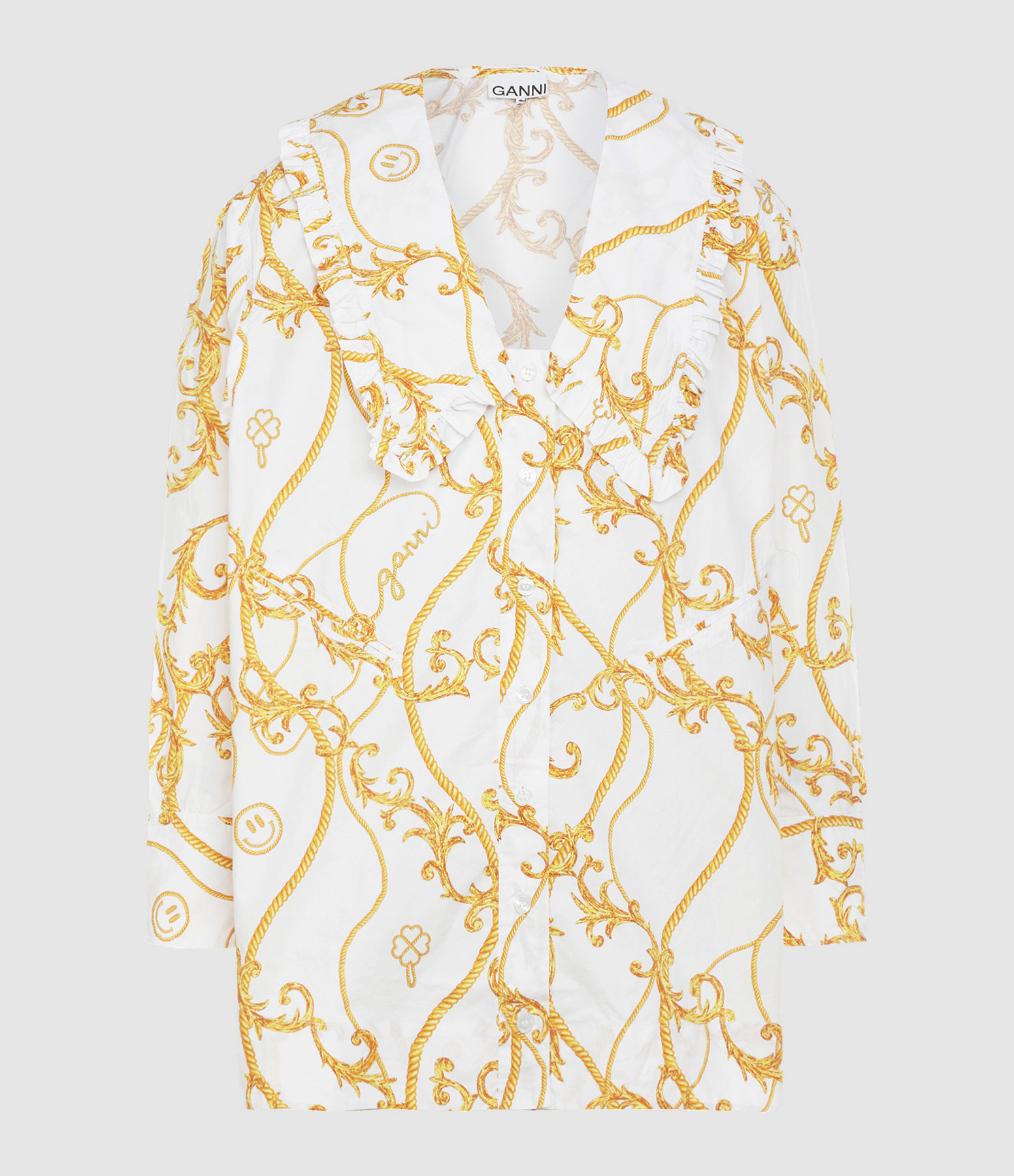 Chemise Coton Biologique Imprimé Egret