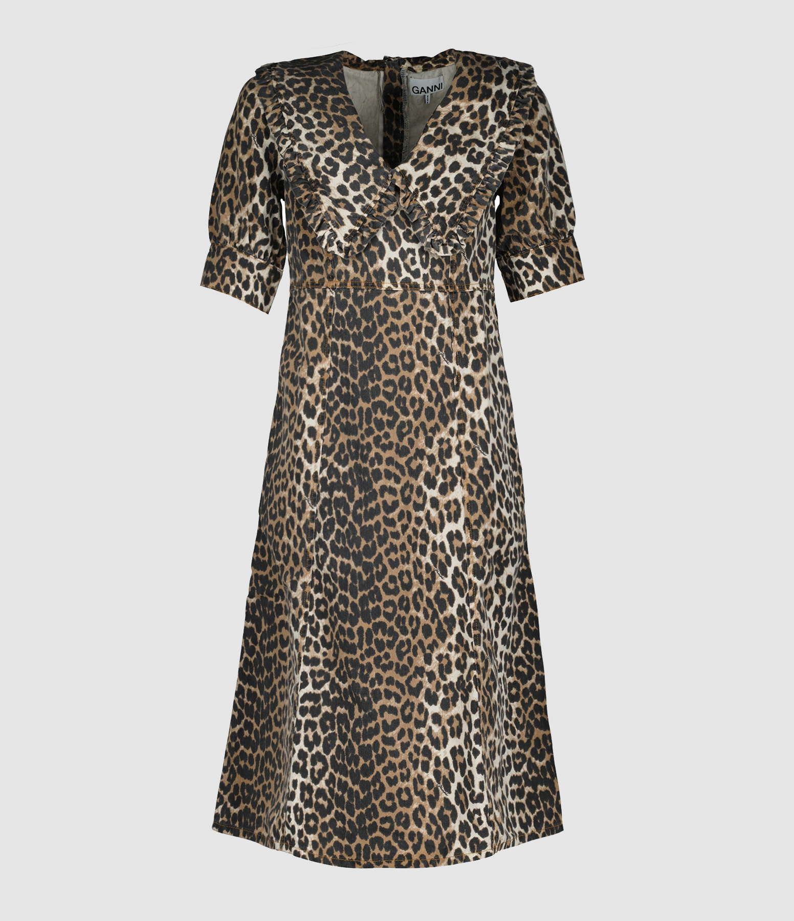 Robe Denim Léopard