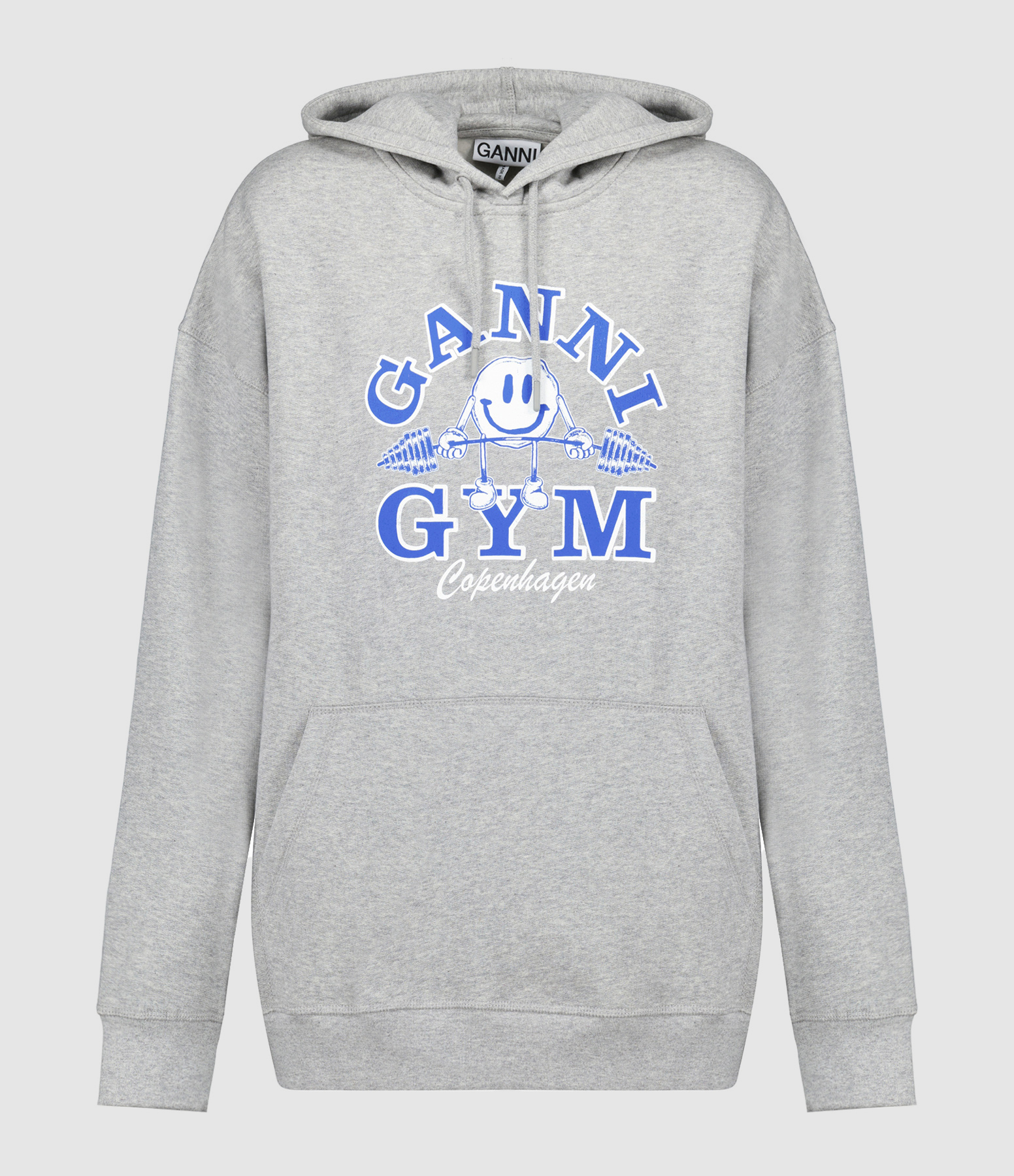 Sweatshirt Hoodie Oversize Coton Organique Gris