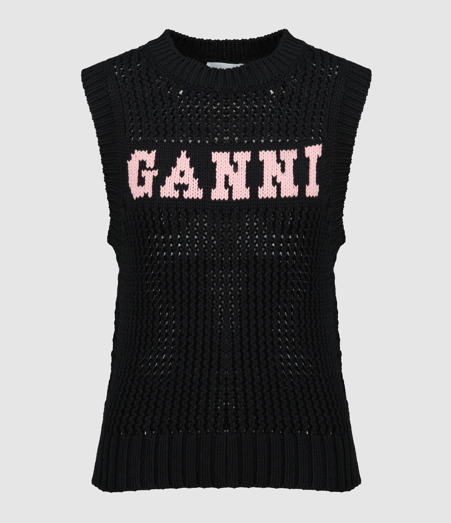 GANNI - Top Rope Black