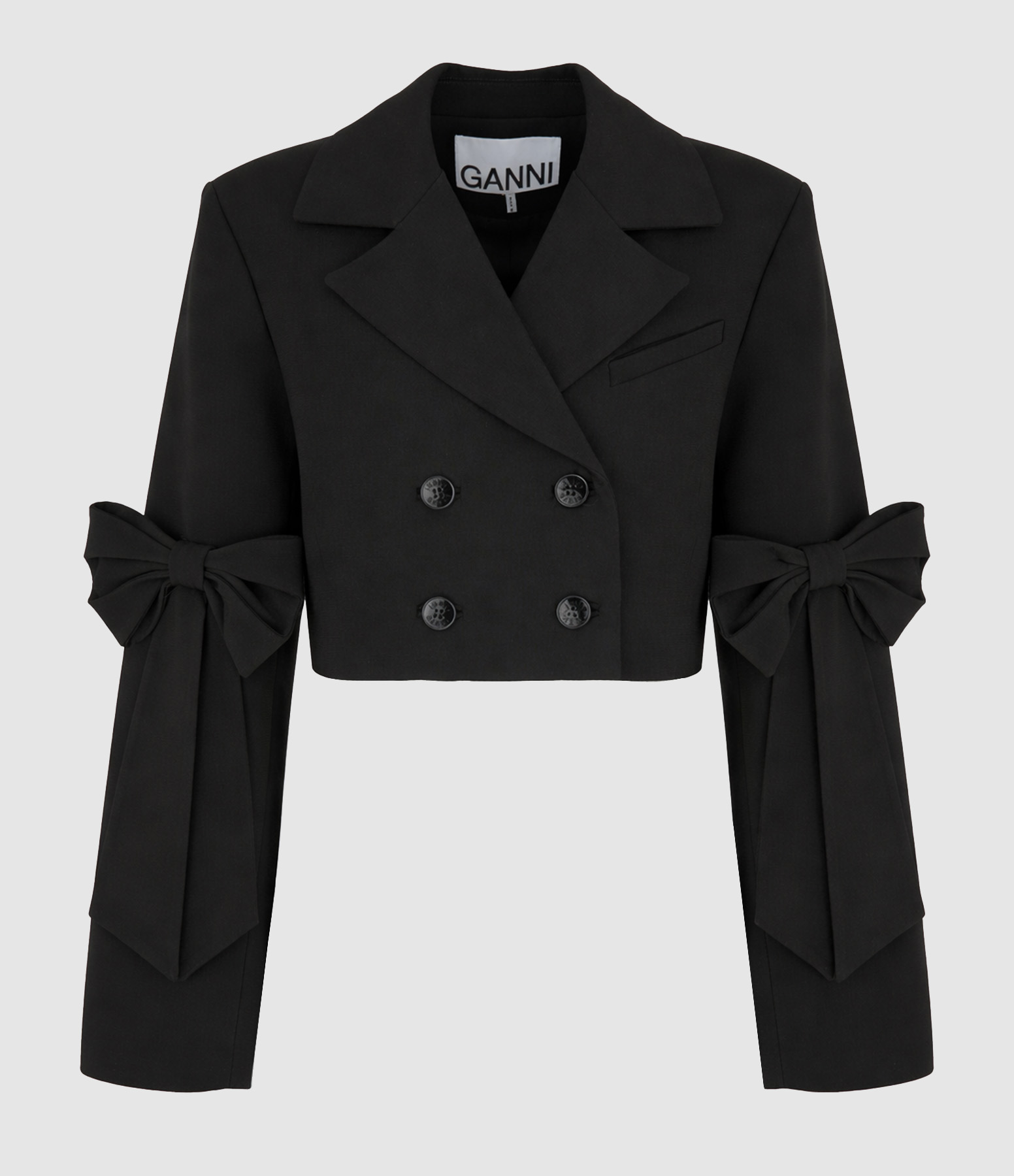 Blazer Bonded Crepe Black