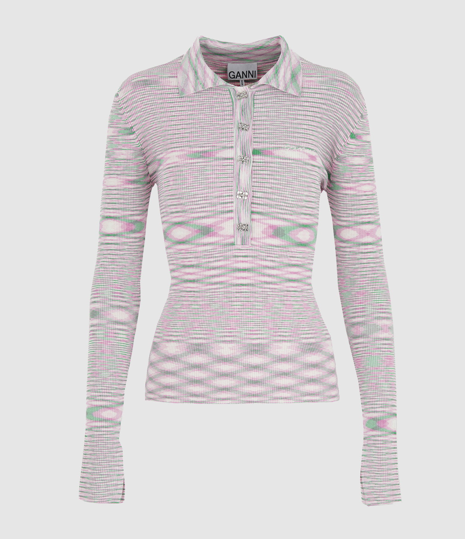 Polo Spacedyed Chalk Pink