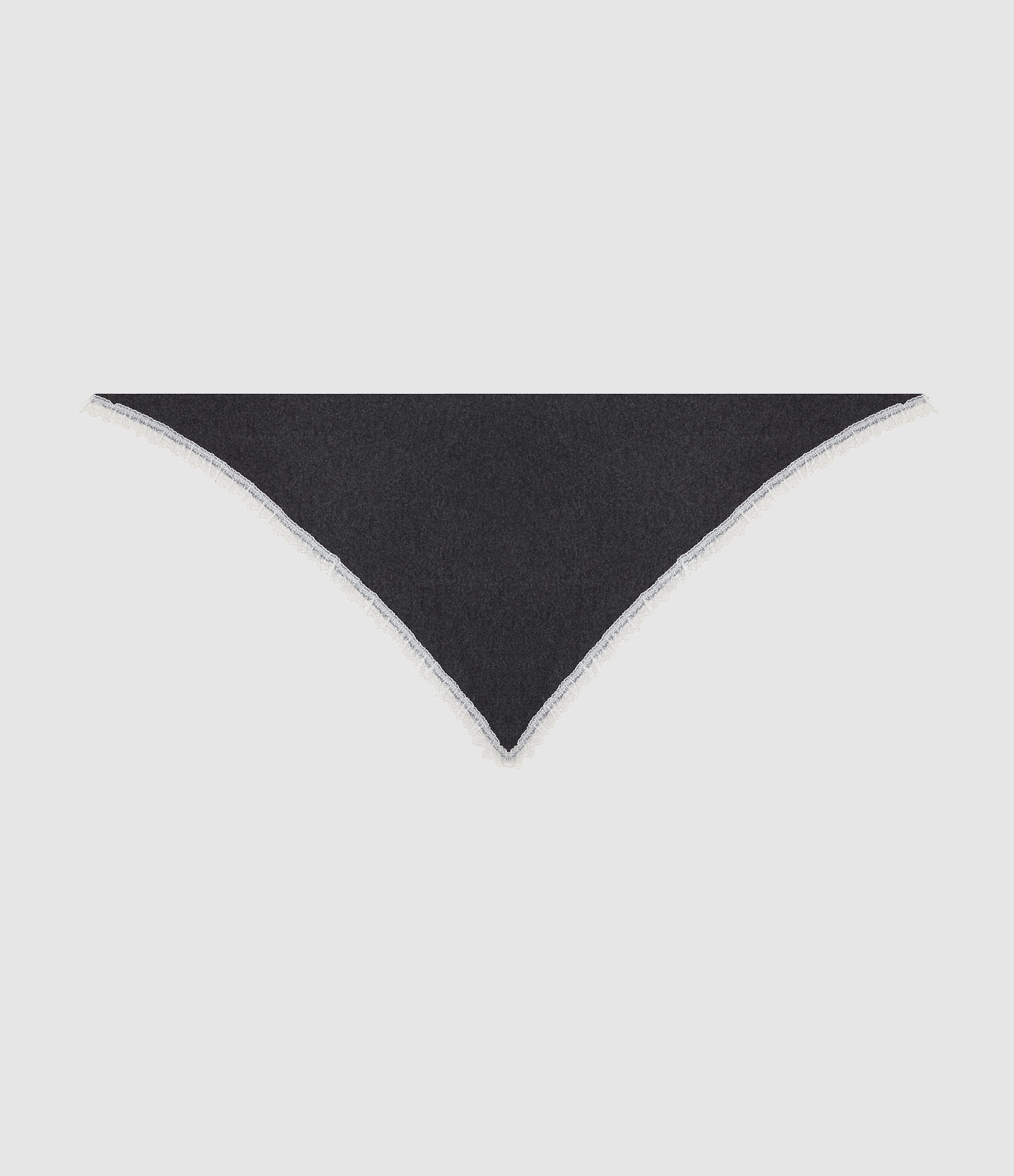 Echarpe Wool Lace Triangular Phantom