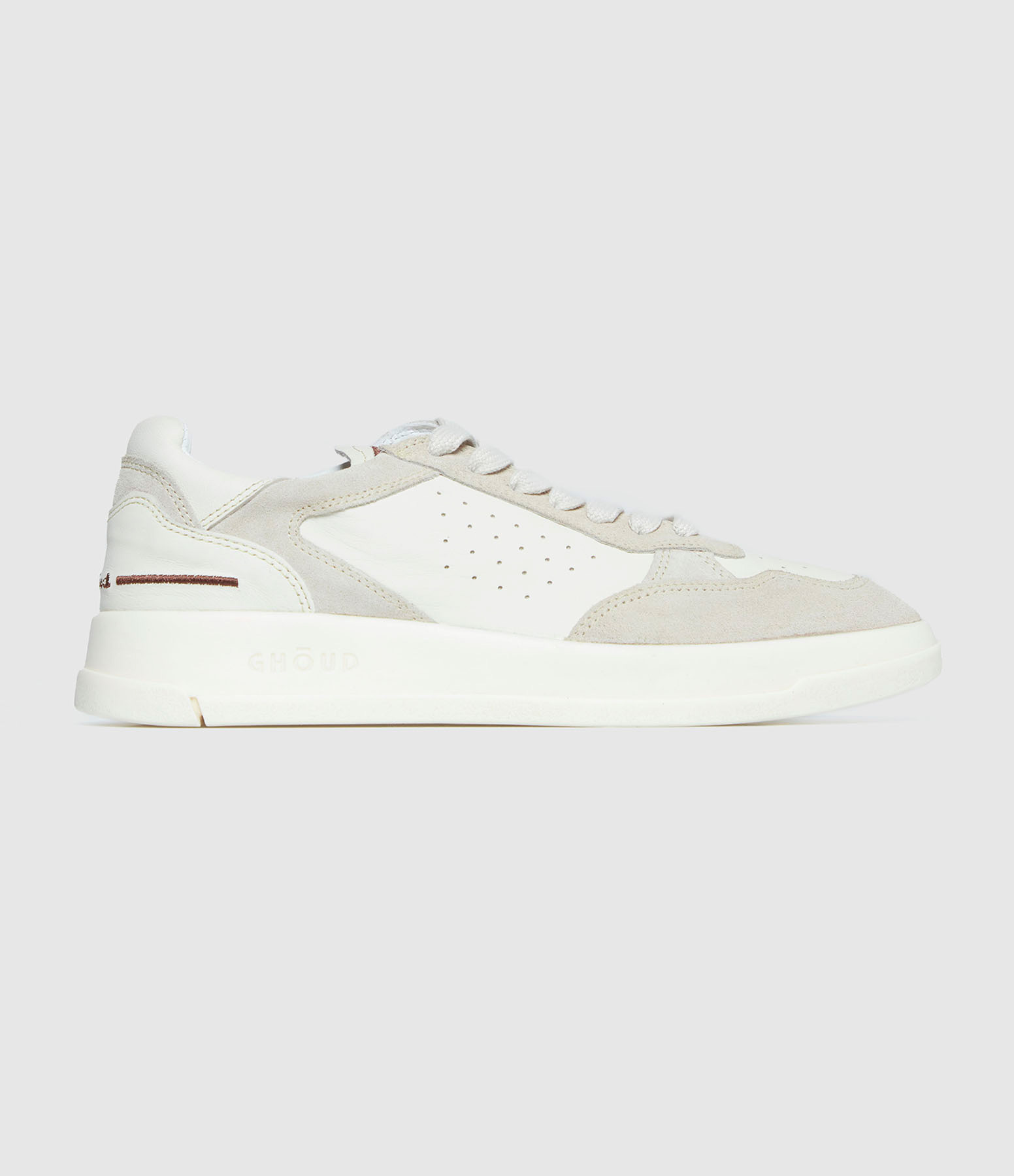 Baskets Tweener Low Wom Goat Suede Beige