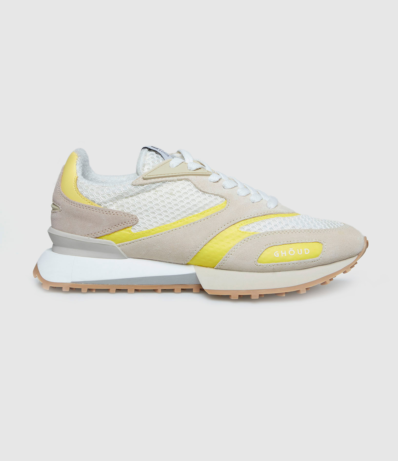 Baskets Rush Groove 2.0 Low Wom Mesh Suede Cream Ylw