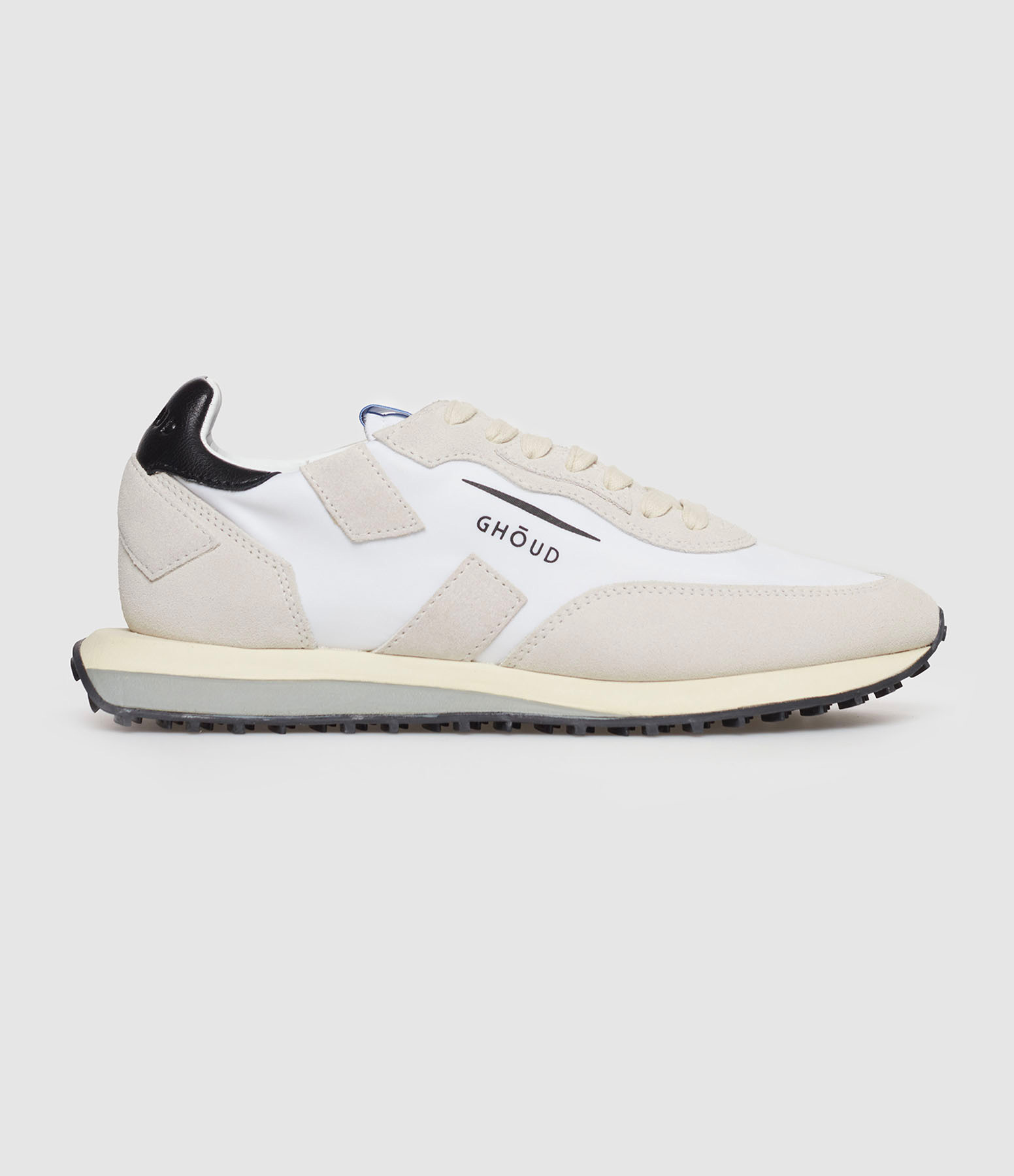 Baskets Rush Cuir White Black
