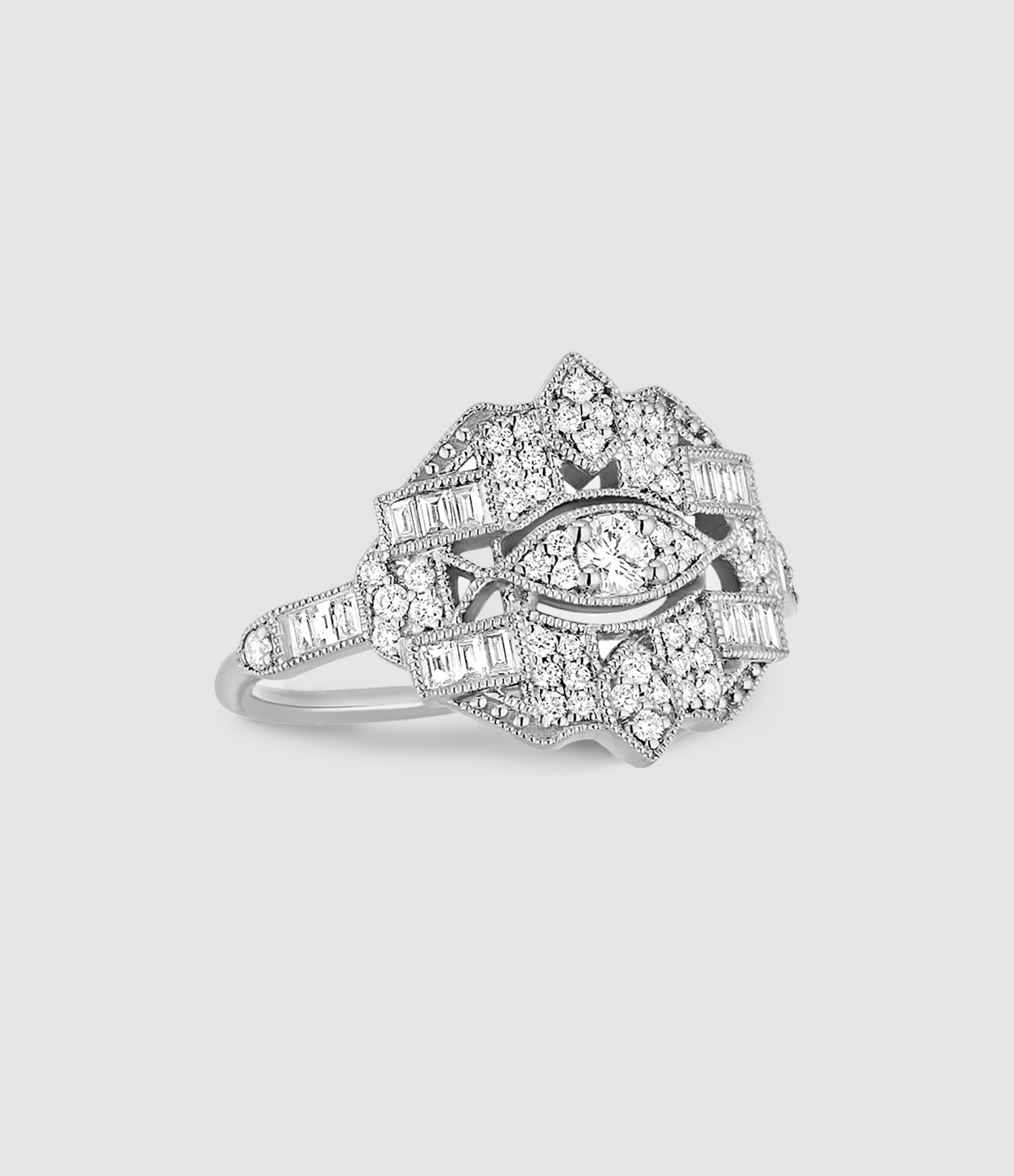 Bague Gilda Diamants Or Noir