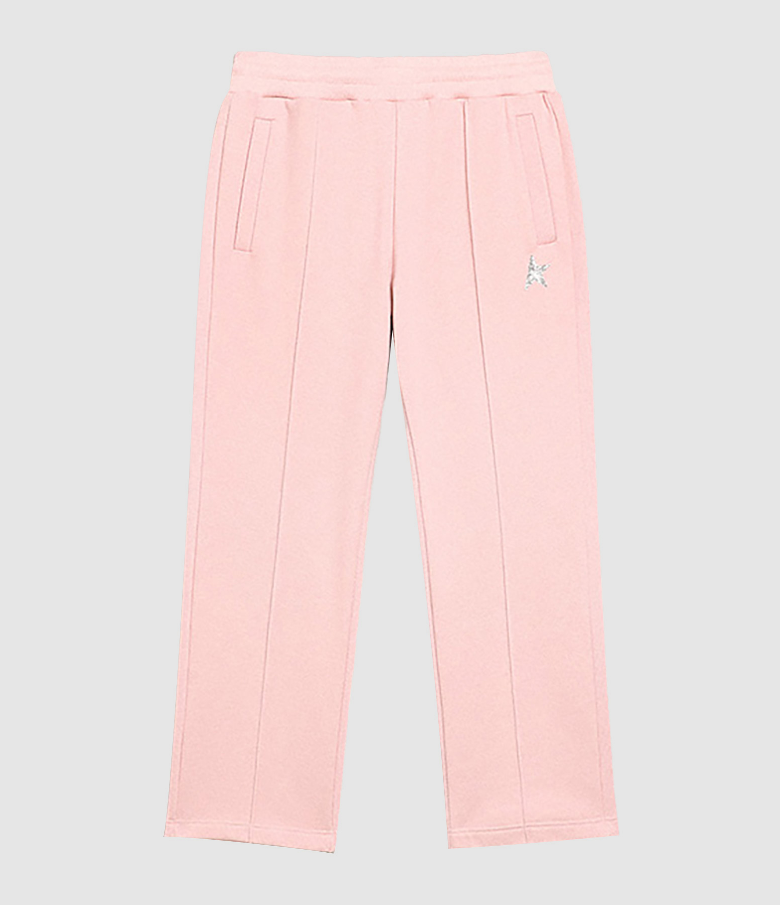 Jogging Enfant Star Coton Rose Argenté