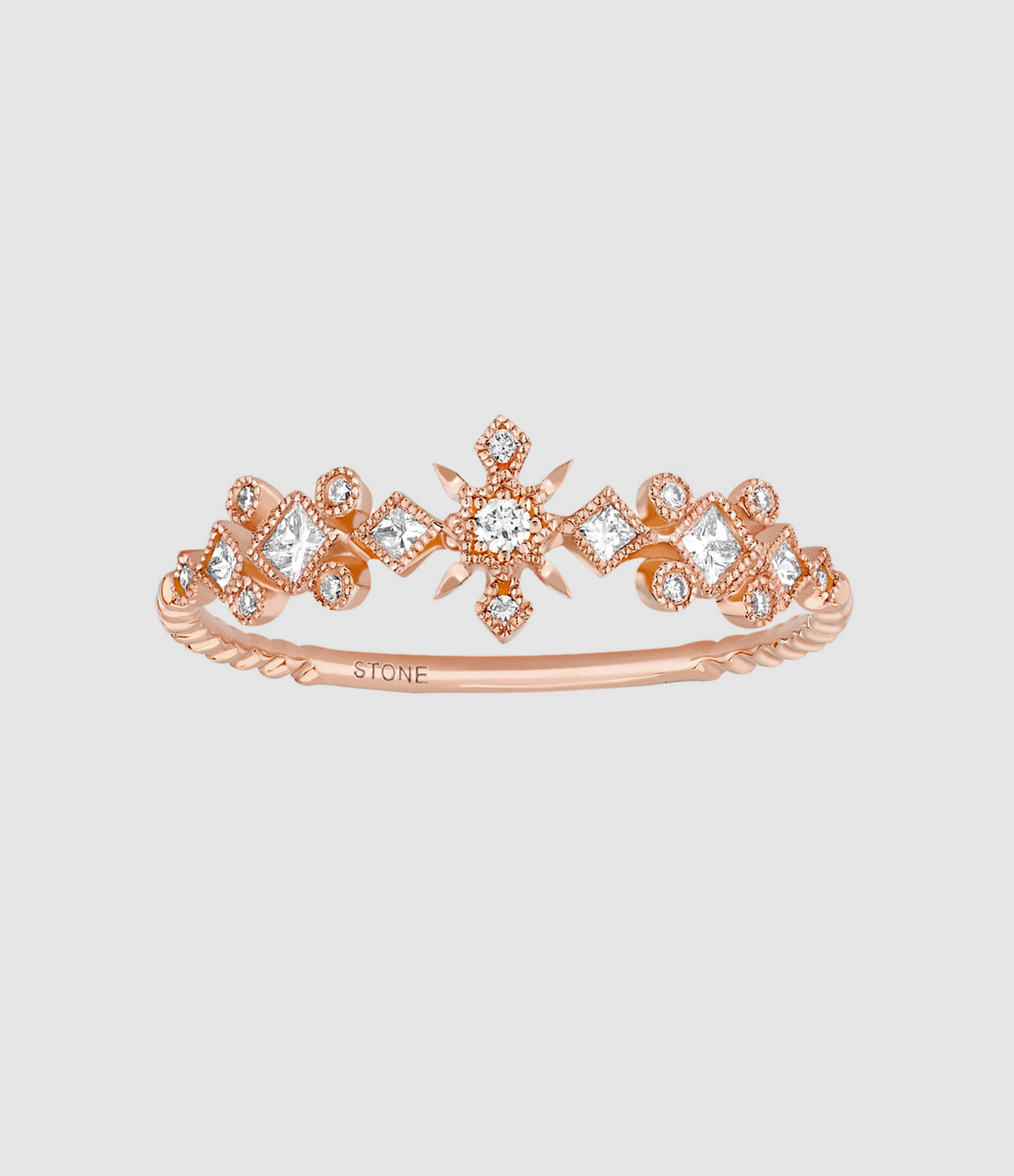 Bague Glory Diamants Or Rose