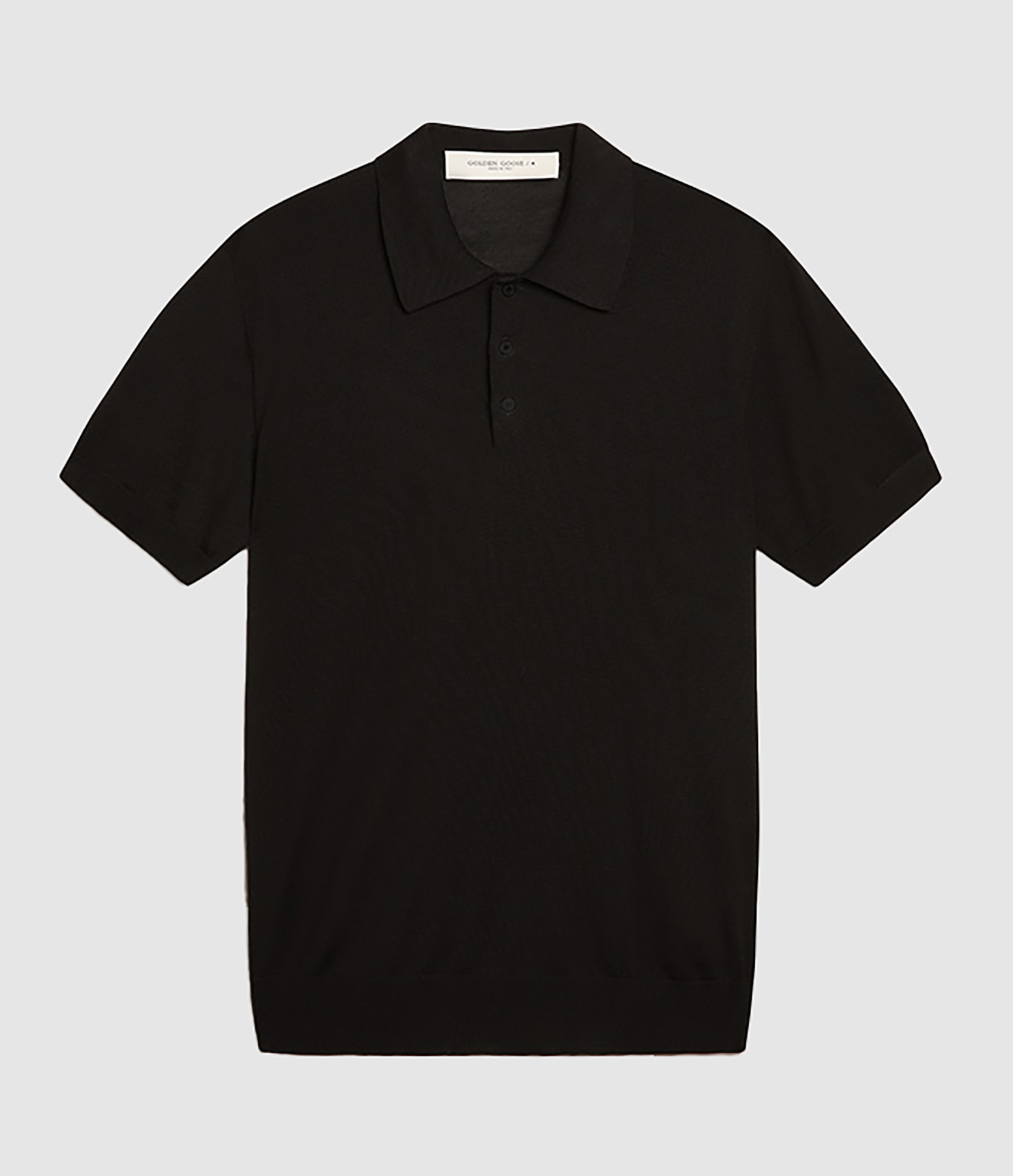 Polo Homme Golden Laine Noir