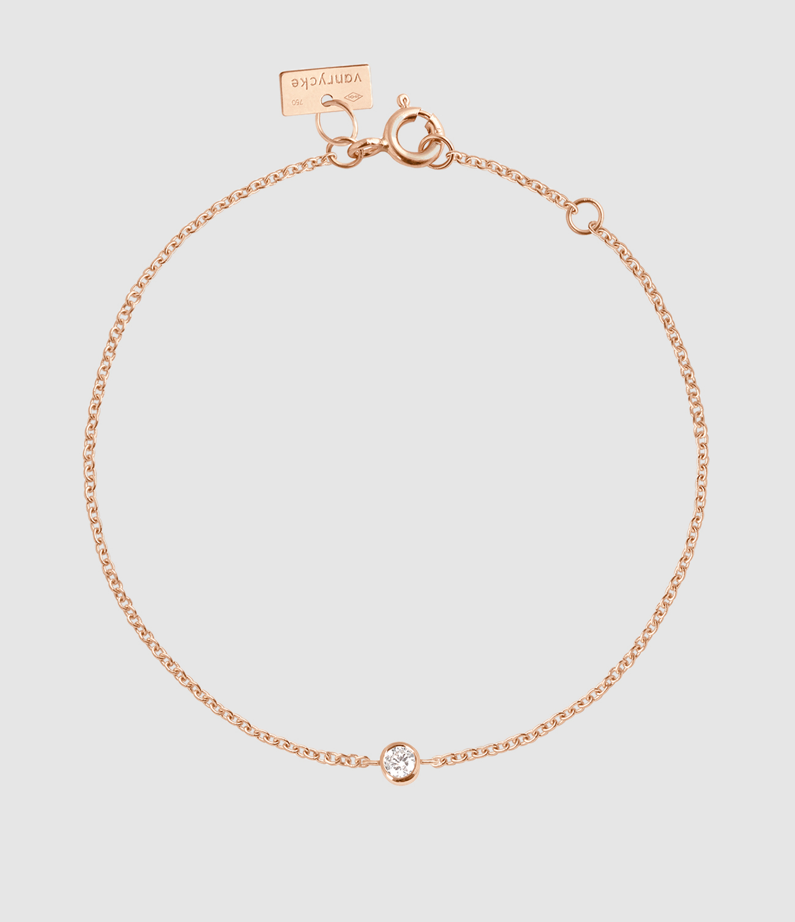 Bracelet One Diamant Or Rose 