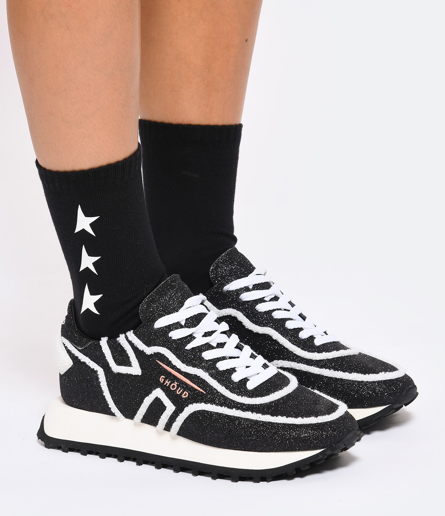 Chaussettes Unisexe Journey Coton Noir