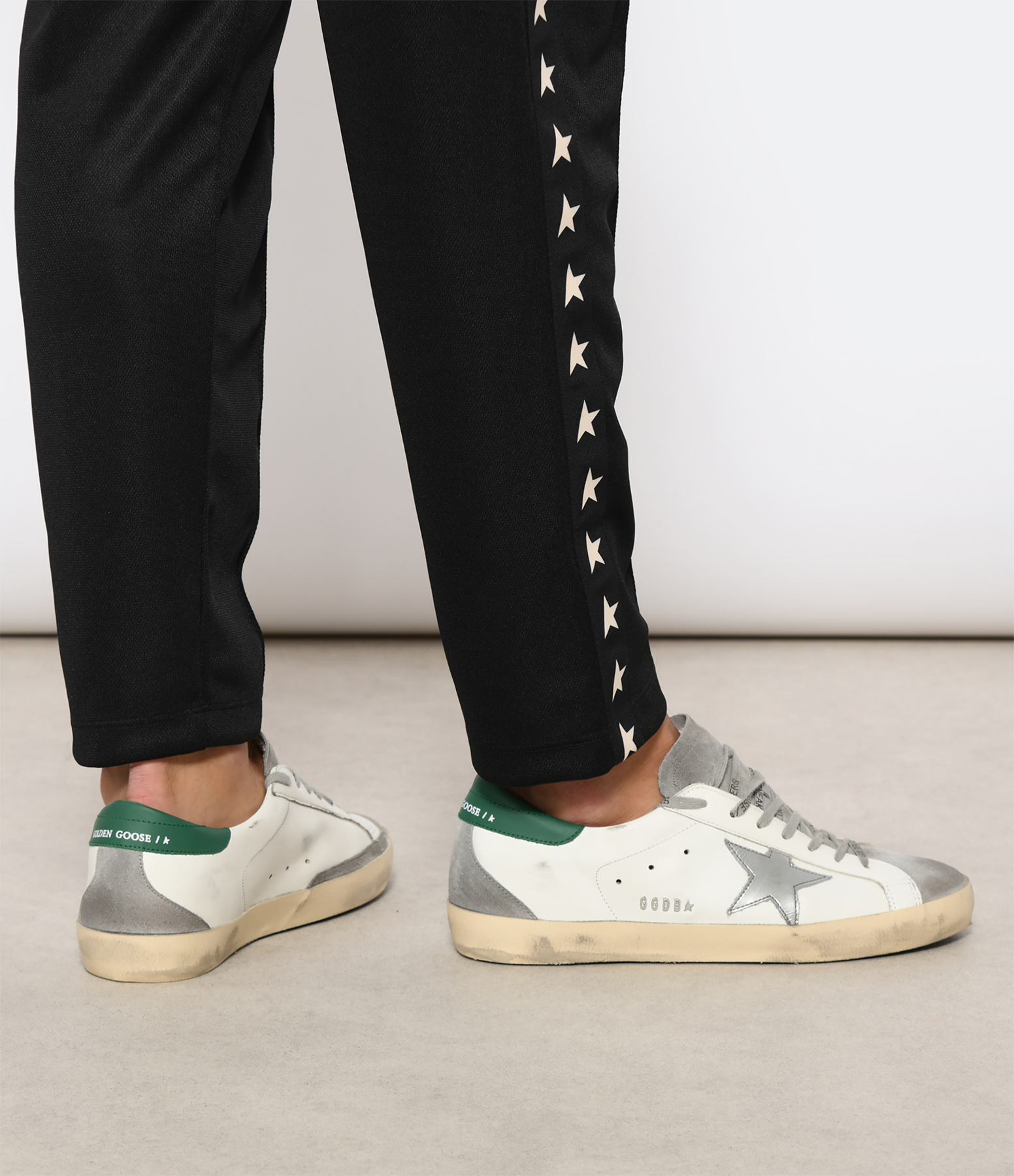 Baskets Homme Super-Star Gris Argenté Vert