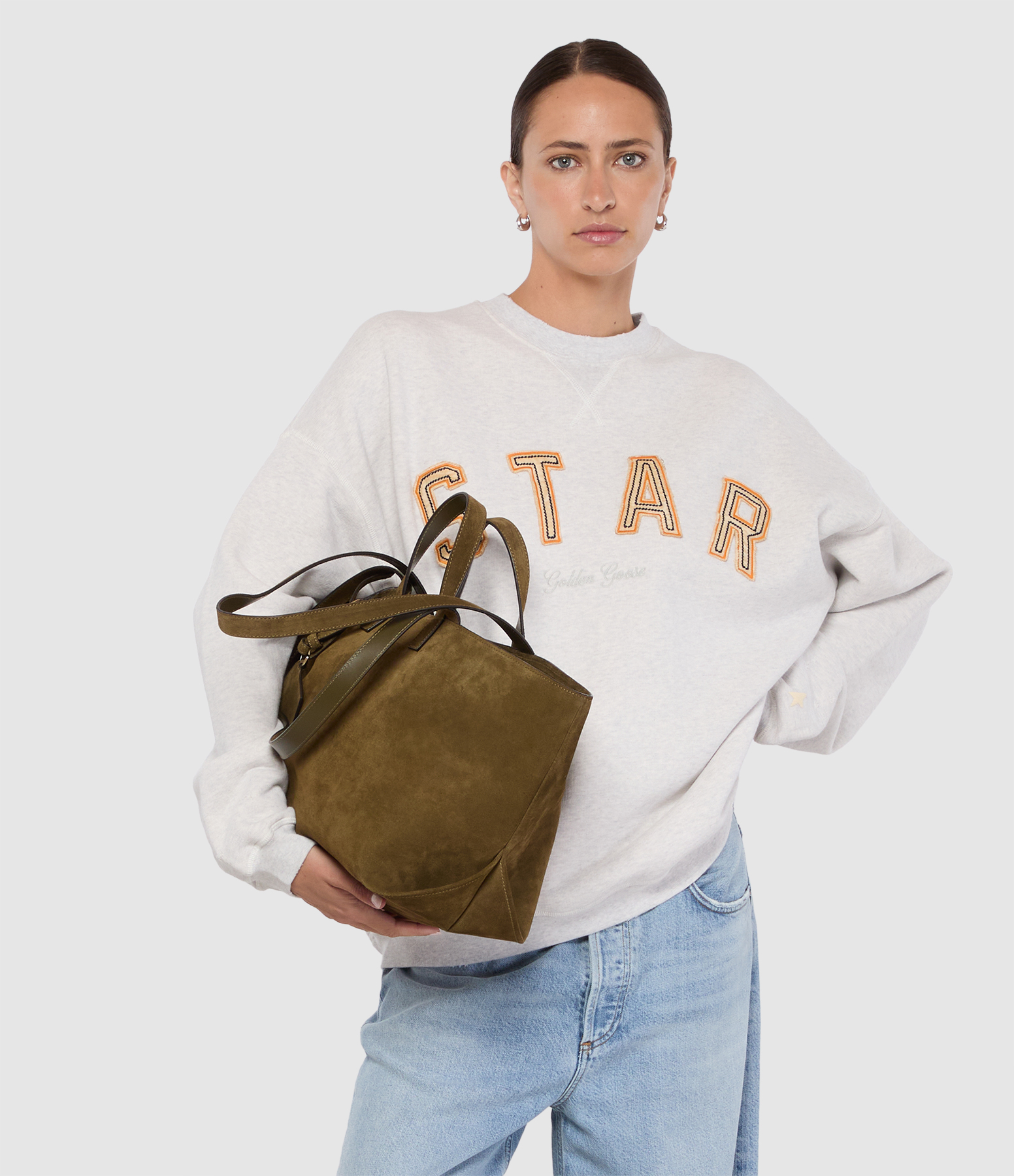 Sweatshirt Star Vintage Gray Melange