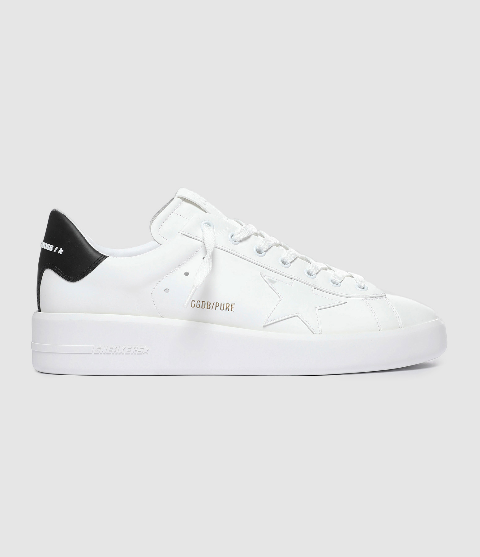 Baskets Homme Purestar Cuir Blanc Noir