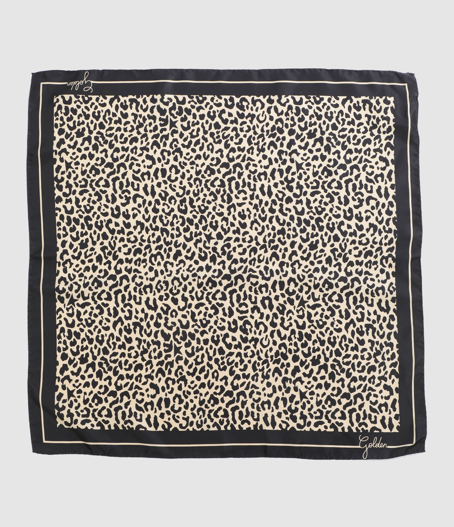 Foulard Golden Soie Léopard