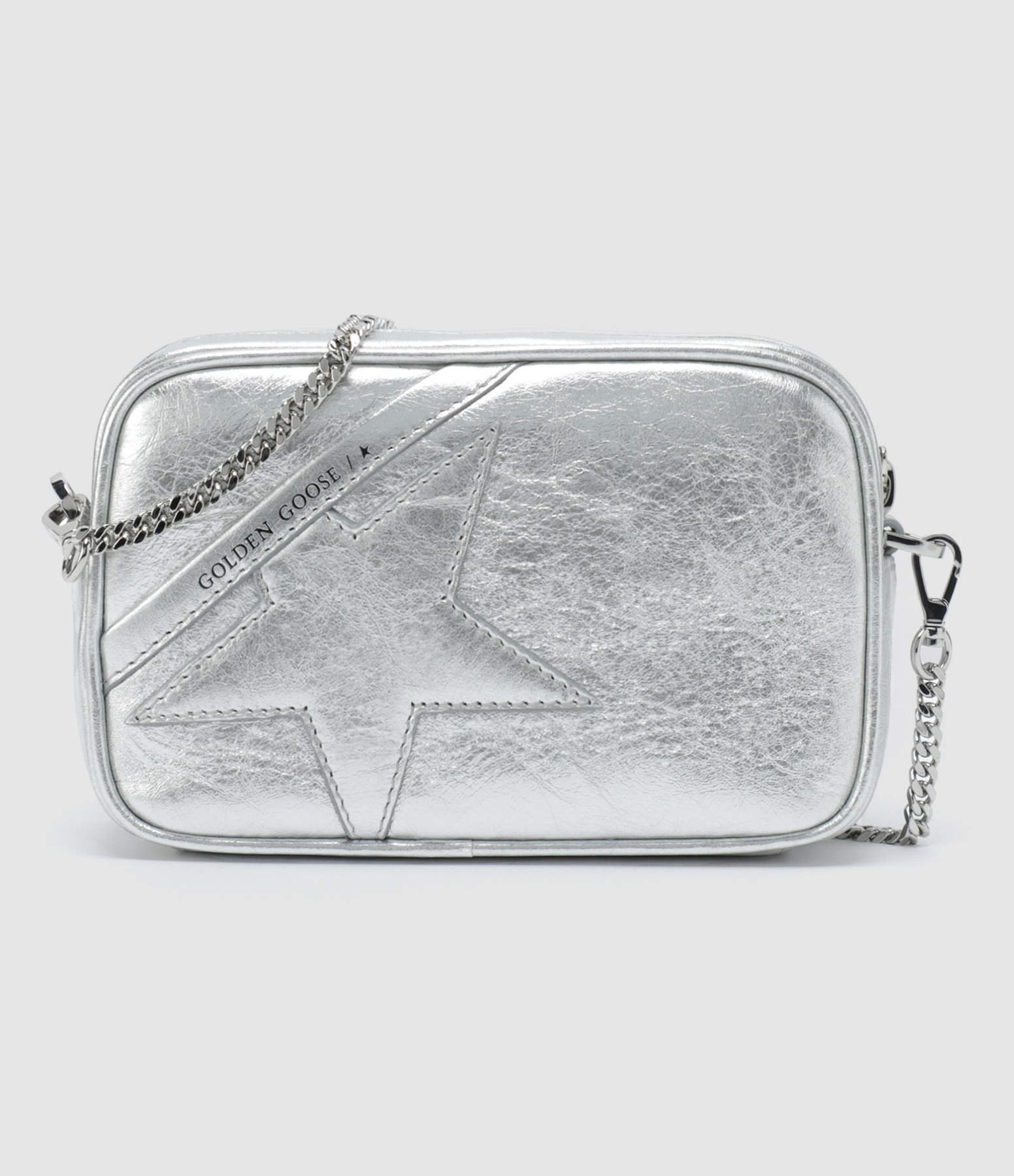 Sac Mini Star Cuir Argenté