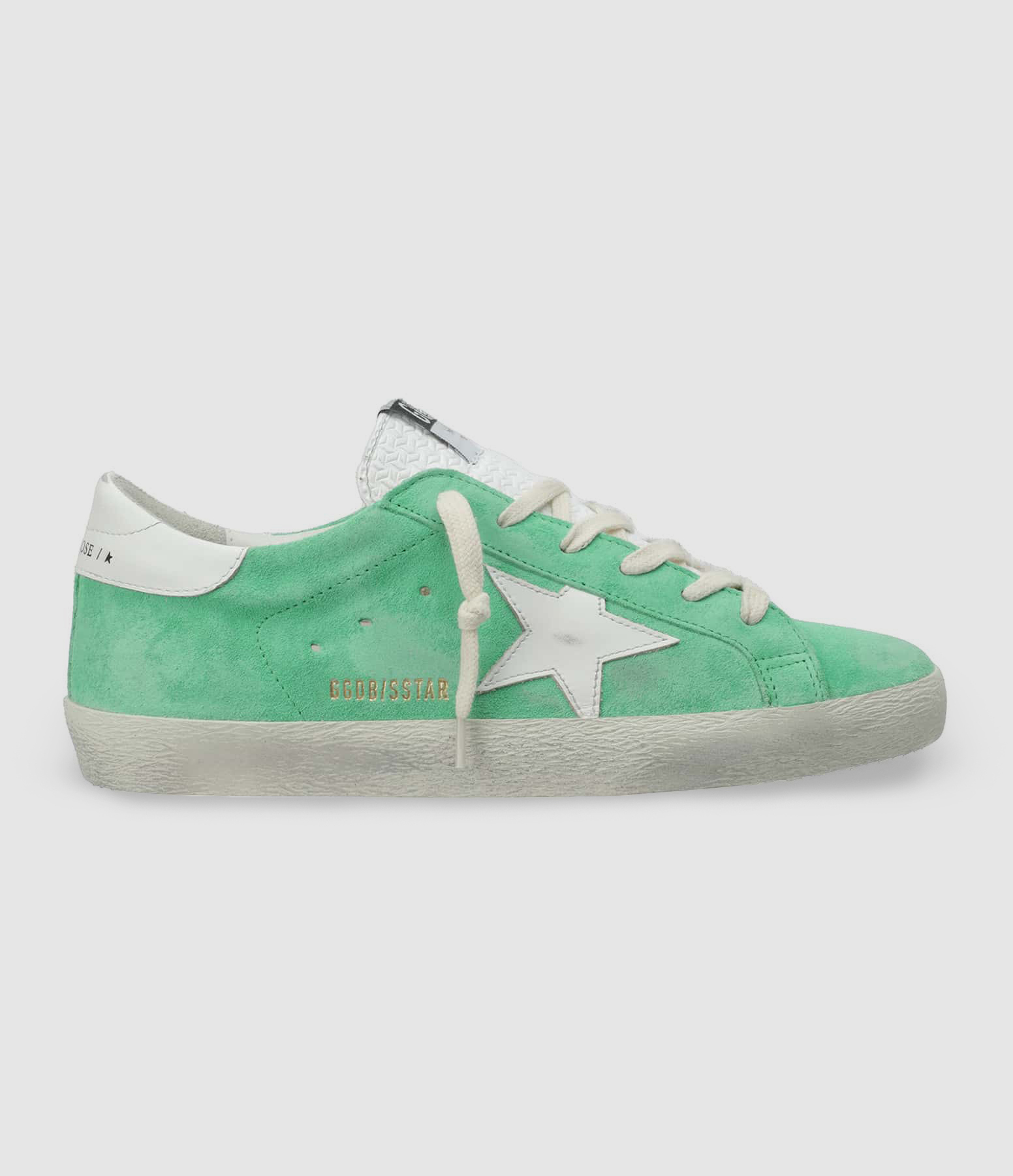 Baskets Super-star Cuir Suédé Vert