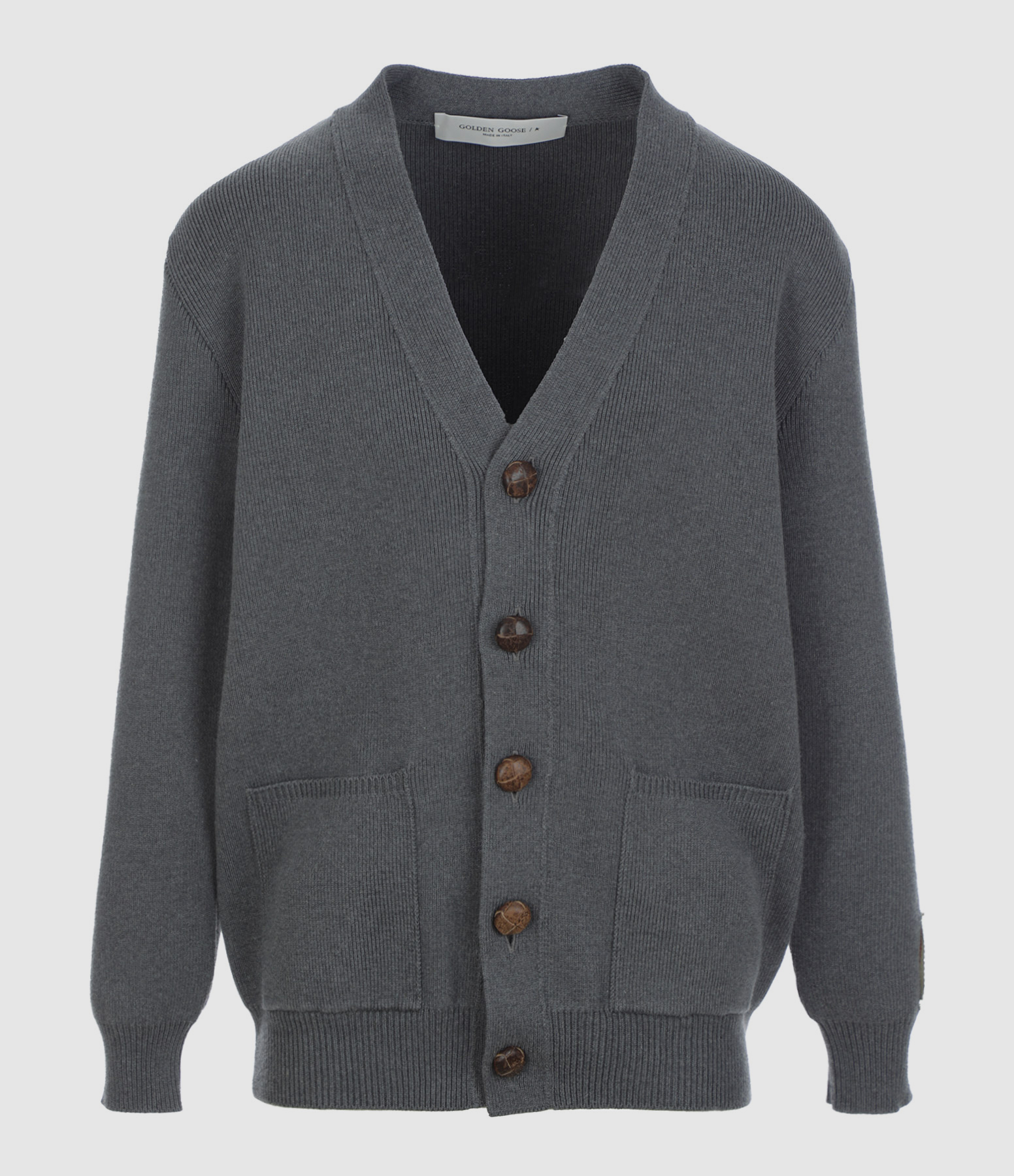 Cardigan Golden Coton Gris Mélangé