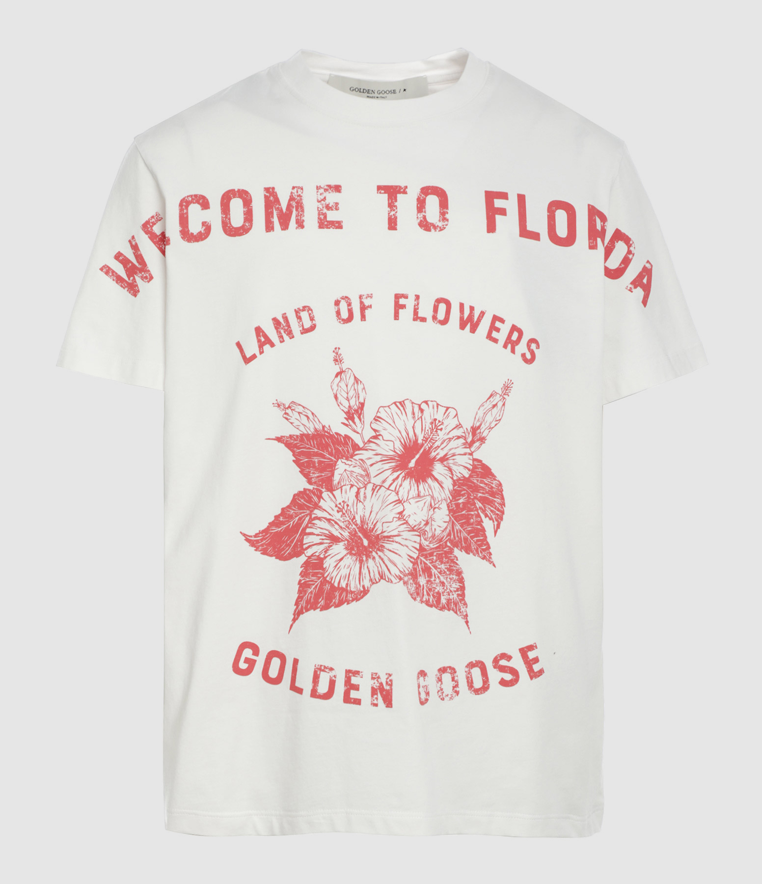 Tee-shirt University Coton Blanc