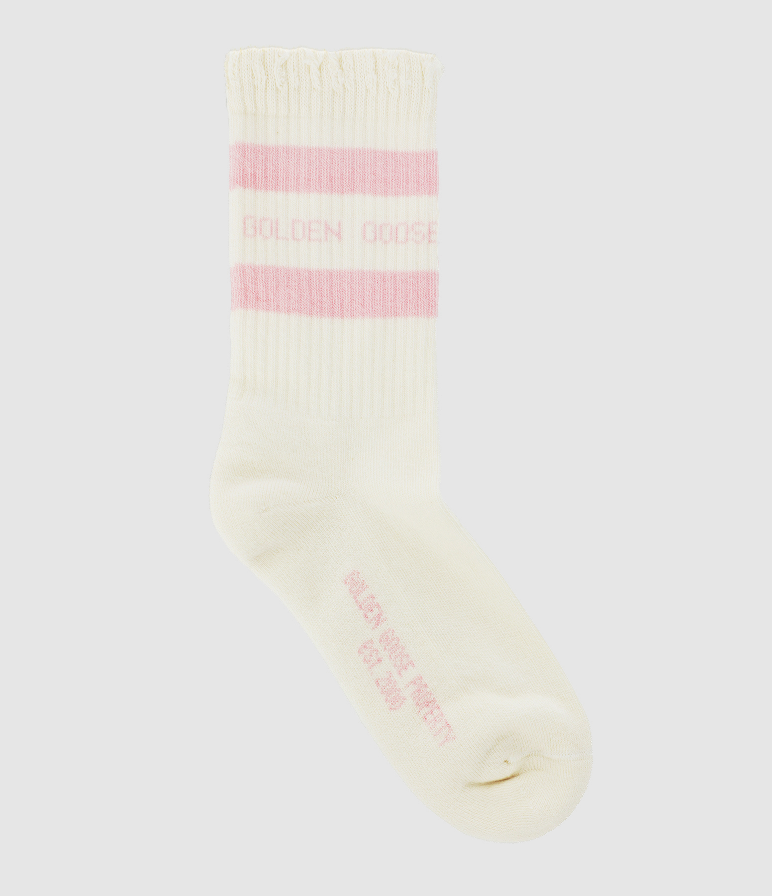 Chaussettes Unisexe Journey Coton Beige Rose