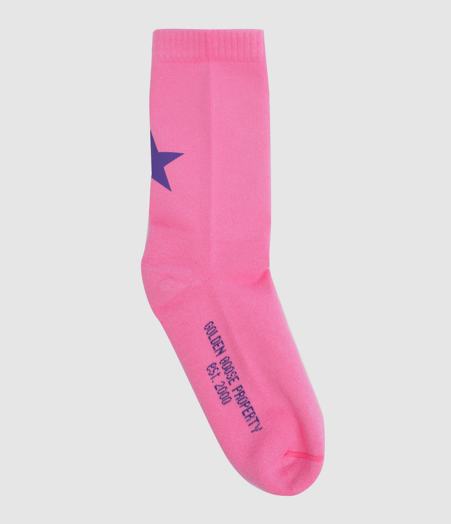 Chaussettes Unisexe Étoile Coton Rose Violet