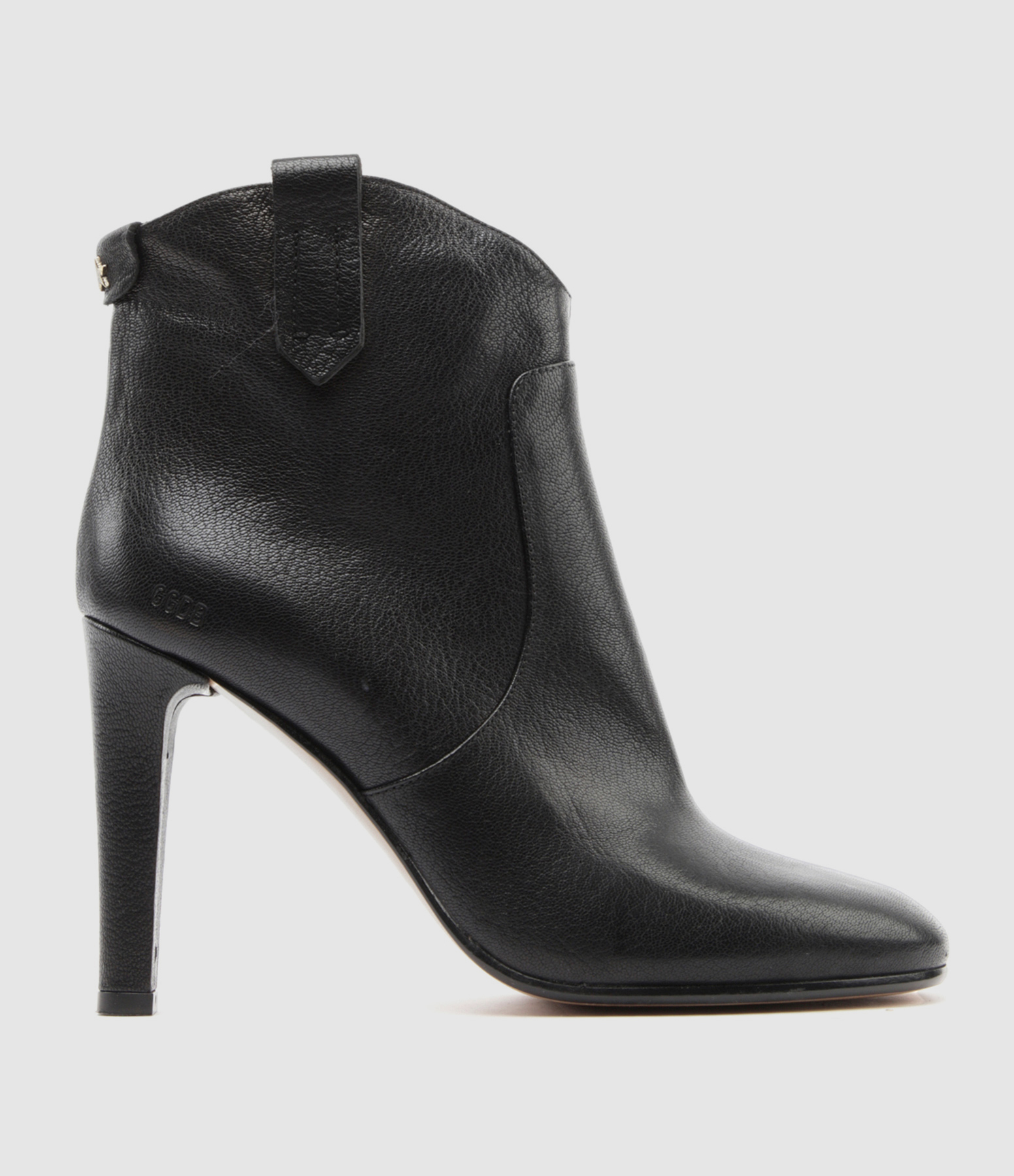 Bottines à Talons Kelsey Cuir Noir
