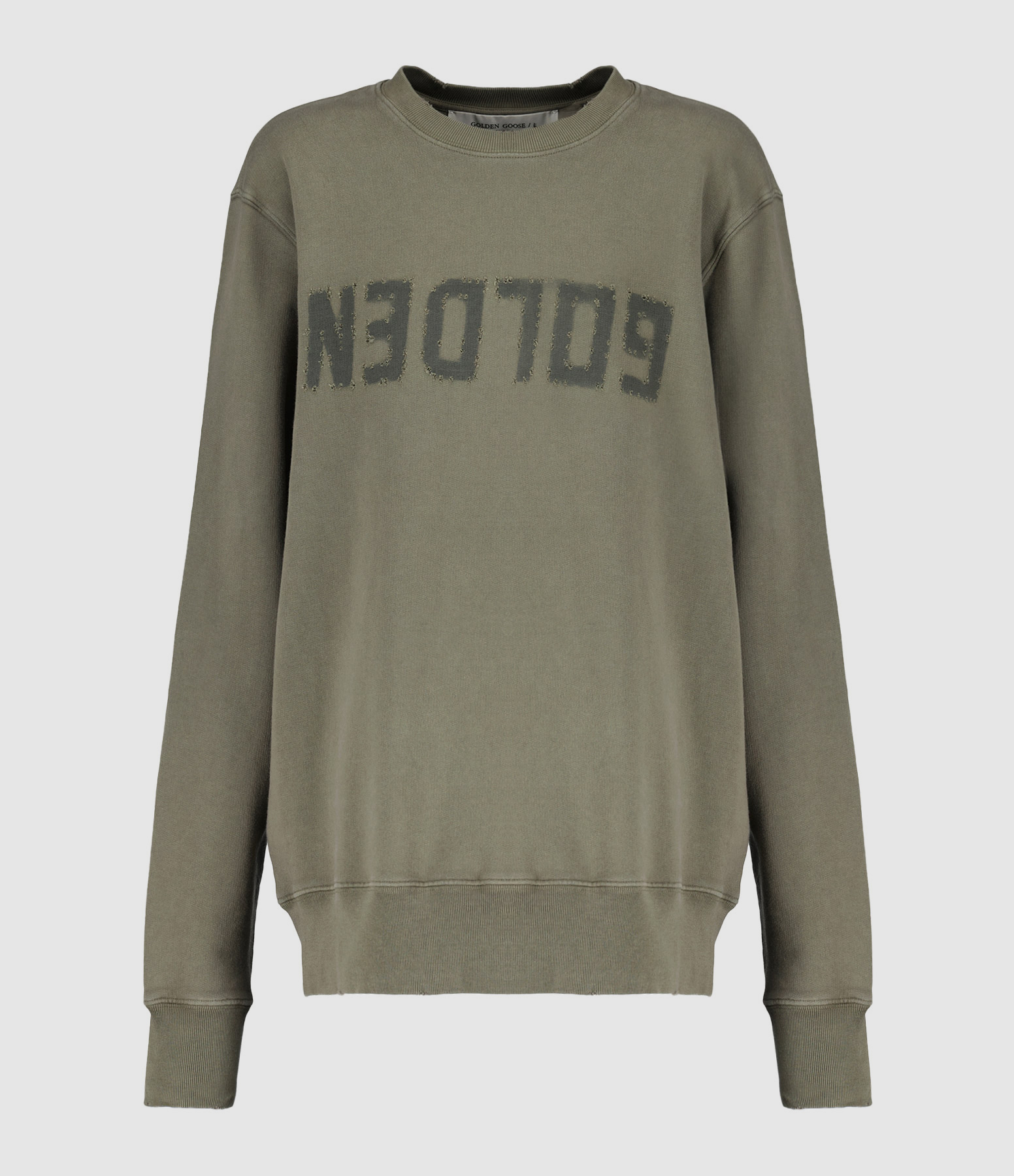 Sweatshirt Homme Golden Coton Olive