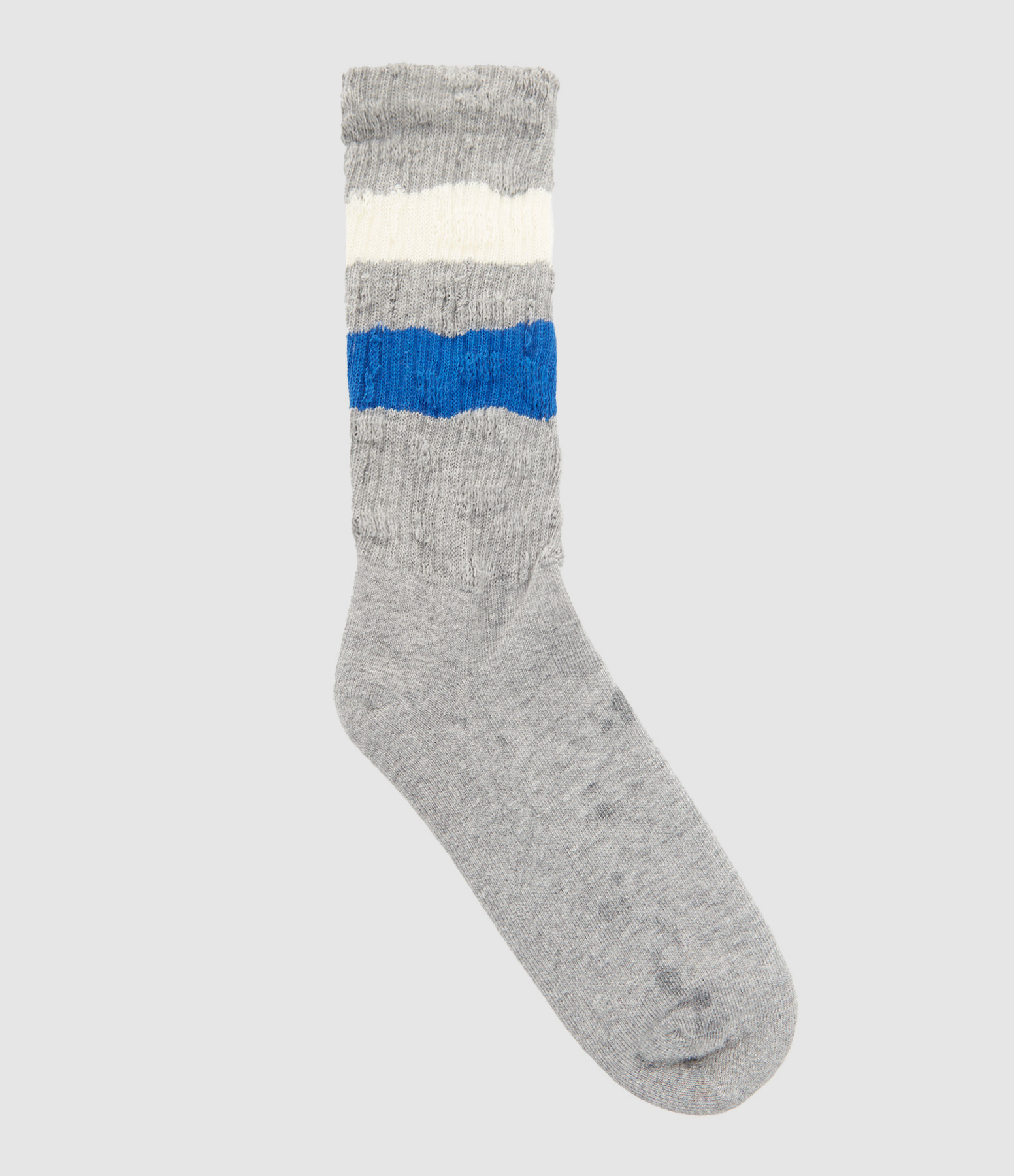 Chaussettes Unisexe Rayures Gris