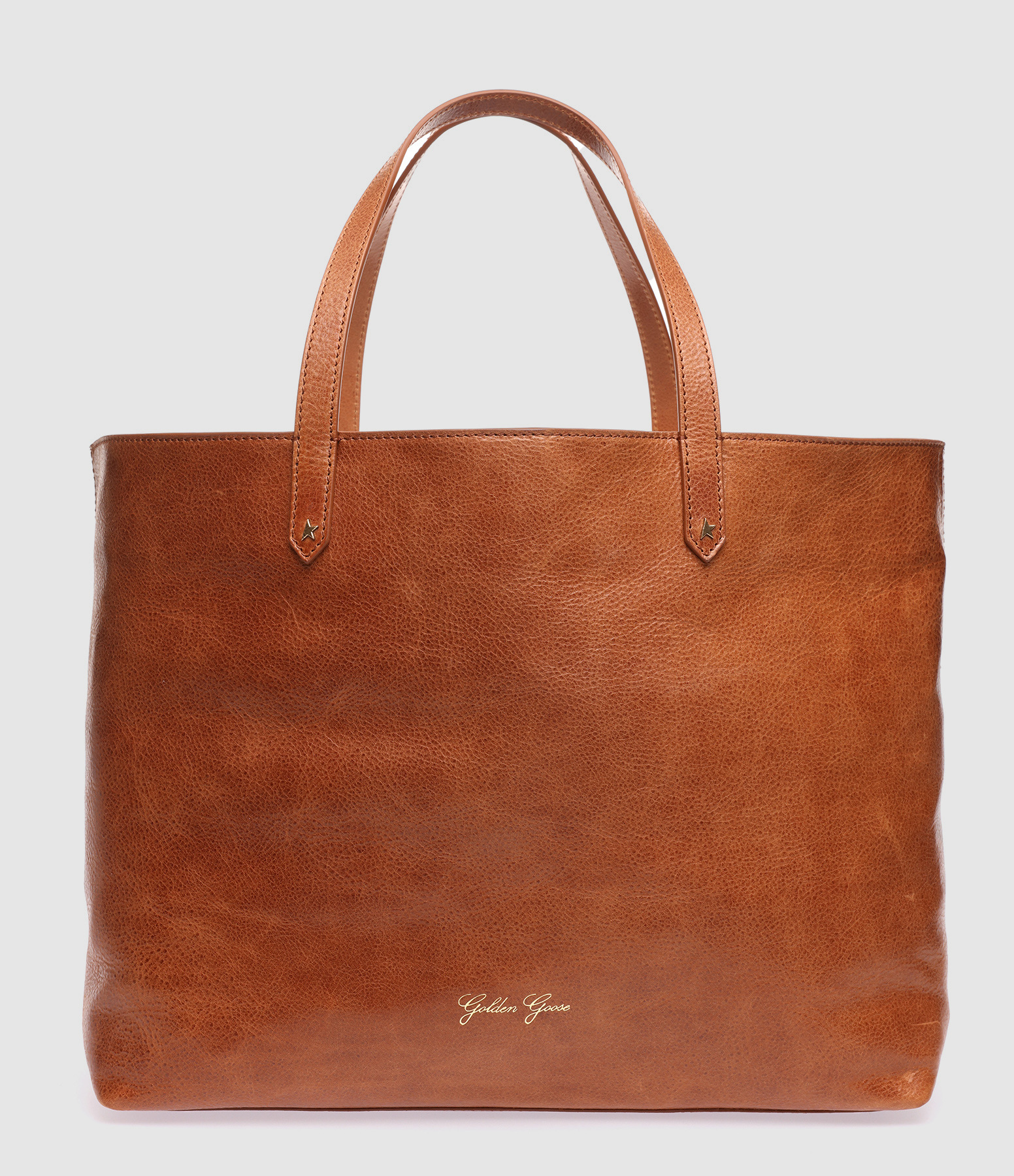 Cabas Golden Pasadena Cuir Camel