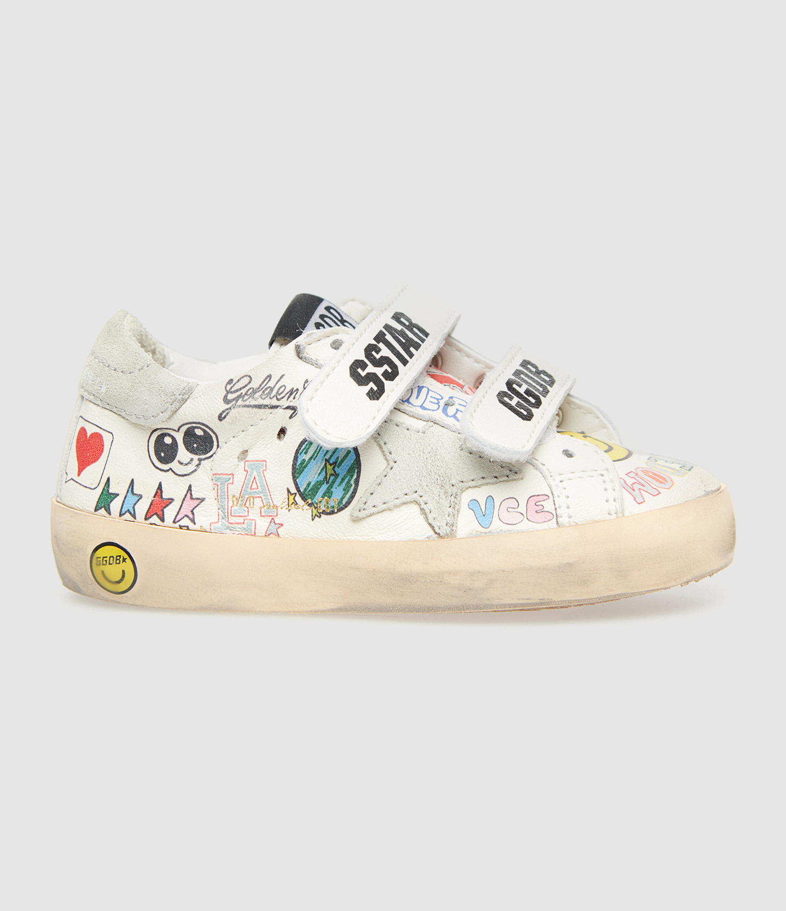Baskets Bébé Old School Blanc Multicolore Ice