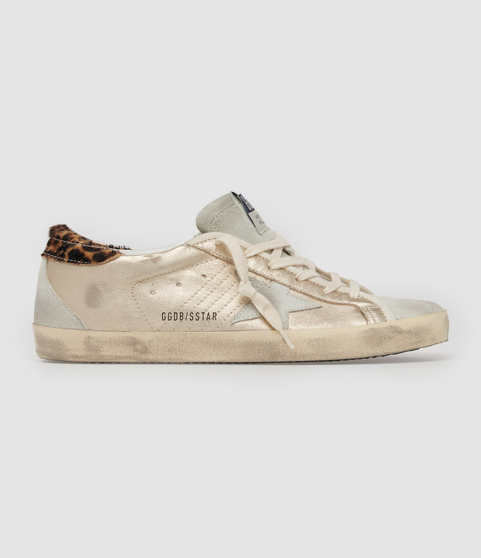 Baskets Super-Star Léopard Platinum Ice Beige