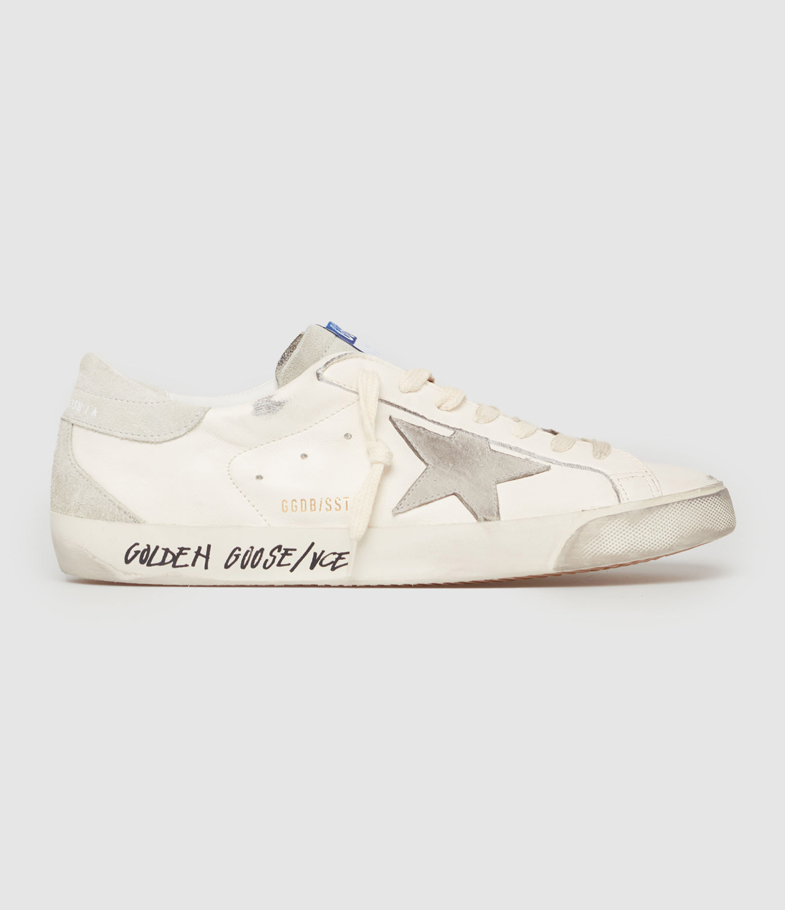 Baskets Homme Super-Star Cuir Gris