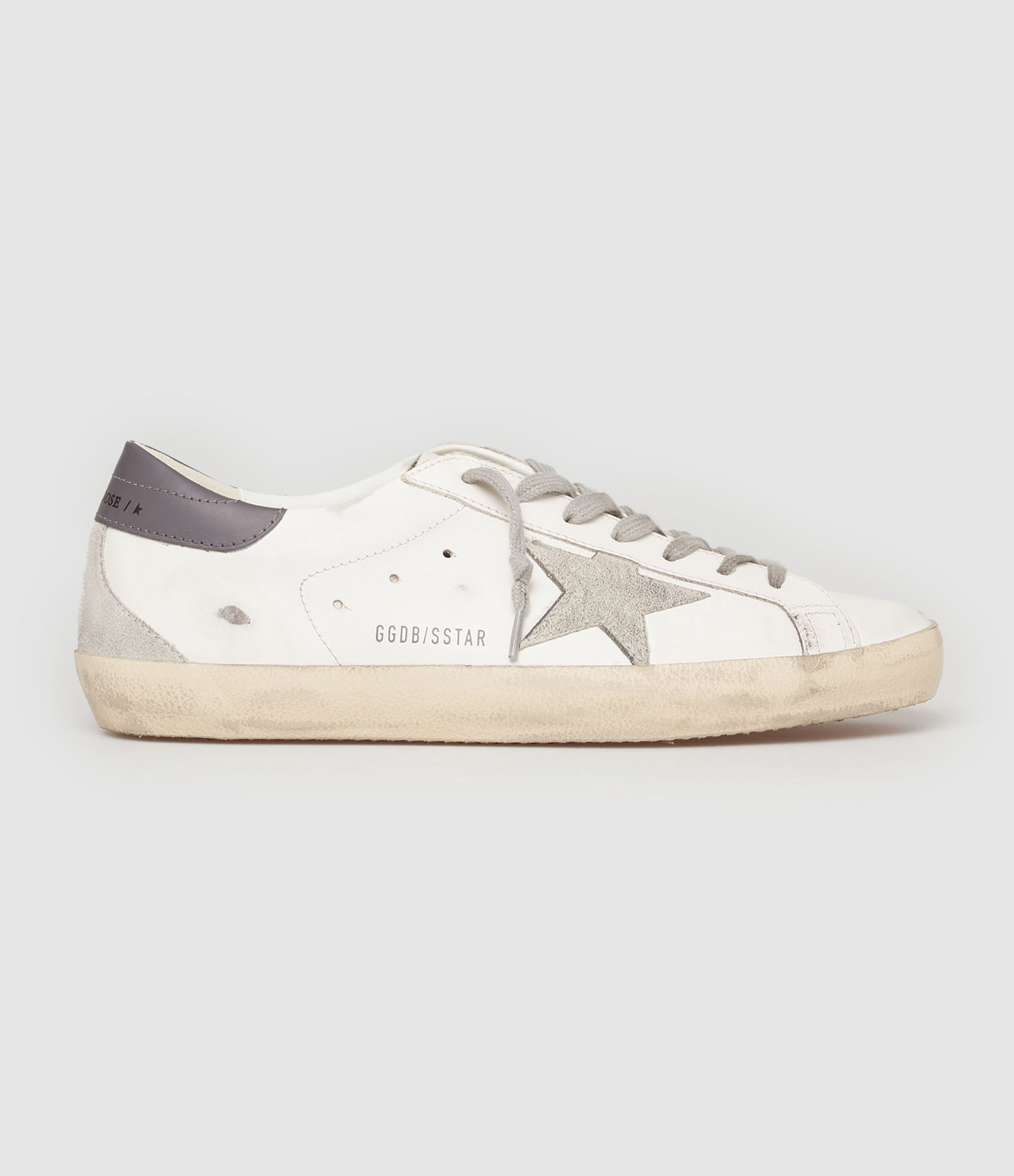 Baskets Homme Super-Star Cuir Blanc
